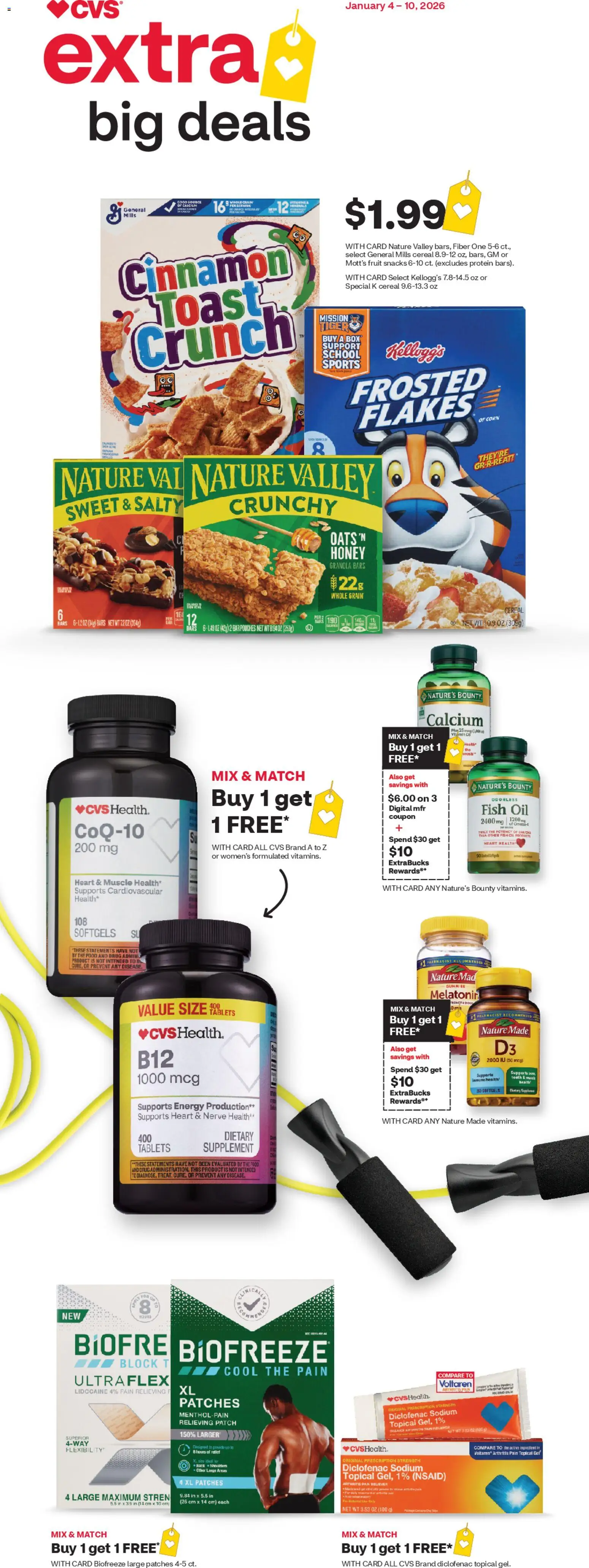 CVS Pharmacy Weekly Ad - OH - valid from 04.01.2026 | Page: 1