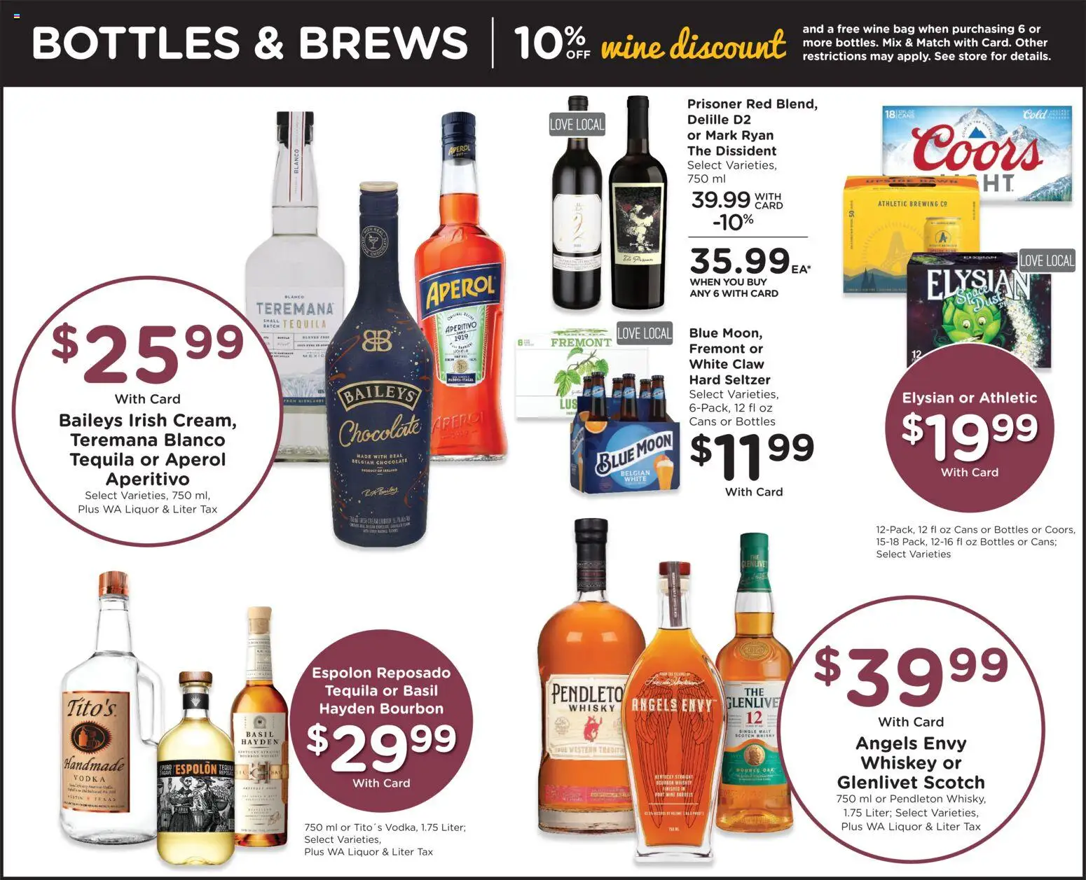 QFC Weekly Ad - WA - valid from 17.12.2025 | Page: 13 | Products: Chocolate, Bourbon, Vodka, Watch