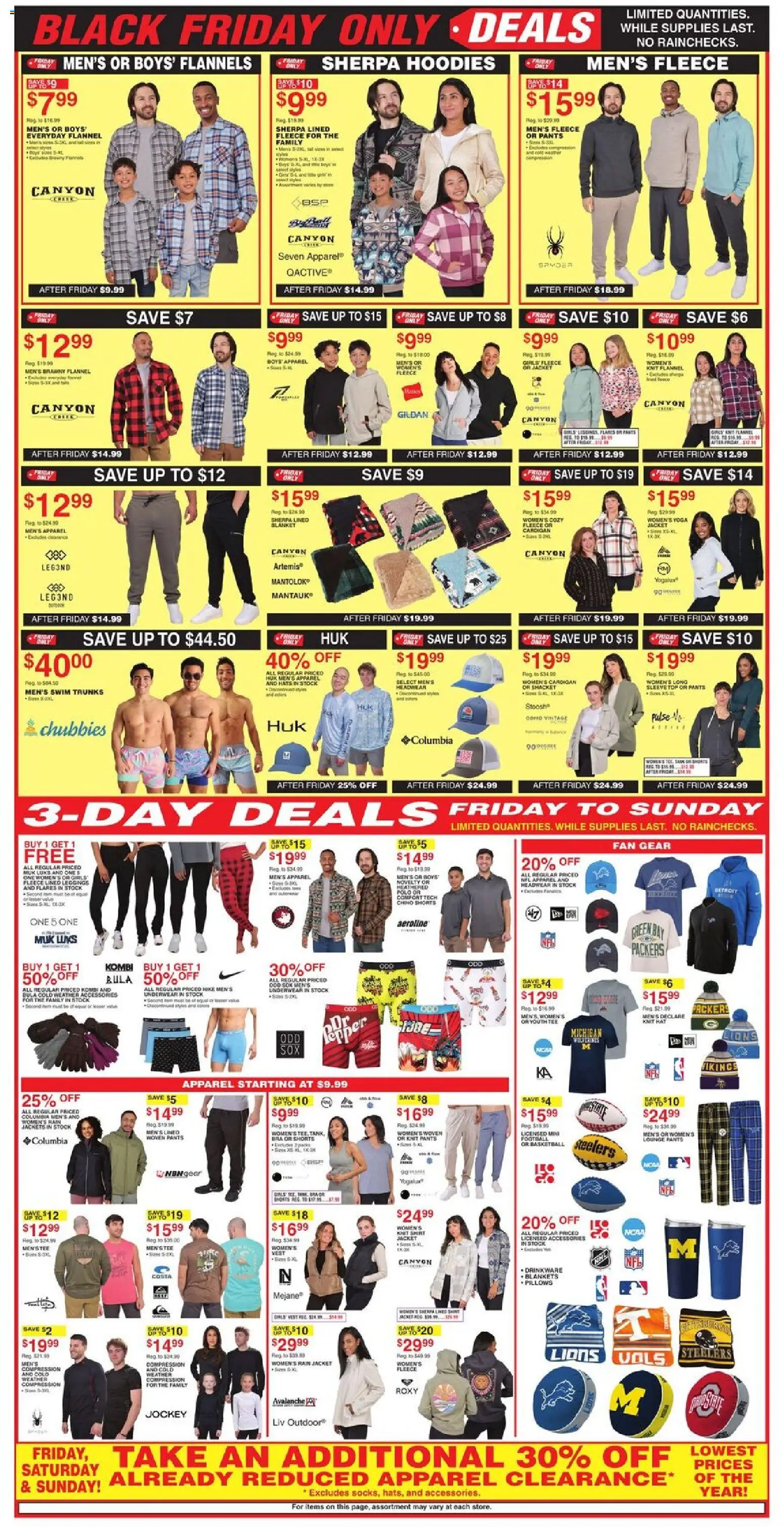 Dunham's Sports Black Friday Sale - valid from 28.11.2025 | Page: 5 | Products: Blanket, Pan, Underwear, Bra