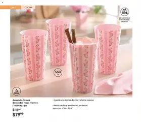 Nuevas ofertas de AVON válidas en toda la República Mexicana desde el 13.09.2025. ¡Encuentra las mejores ofertas en Juego de 4 vasos decorados rosas Plástico., Juego de 4 vasos decorados rosas Plástico. (197054) 7 pts! | Página: 36