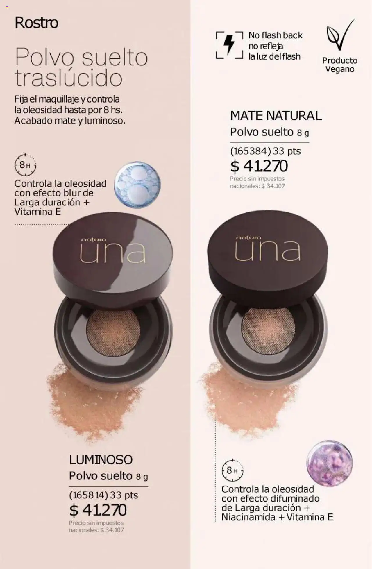 Catálogo Natura Ciclo 11 │ válido desde el 11.08.2025 | Página: 110 | Productos: Mate, Maquillaje, Polvo