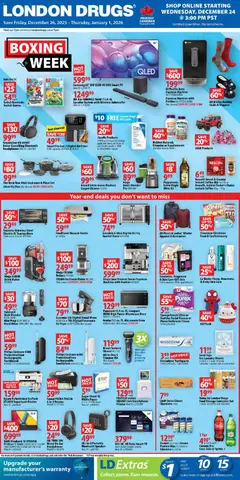 Preview of London Drugs weekly flyer / circulaire from shop London Drugs valid from 26.12.2025