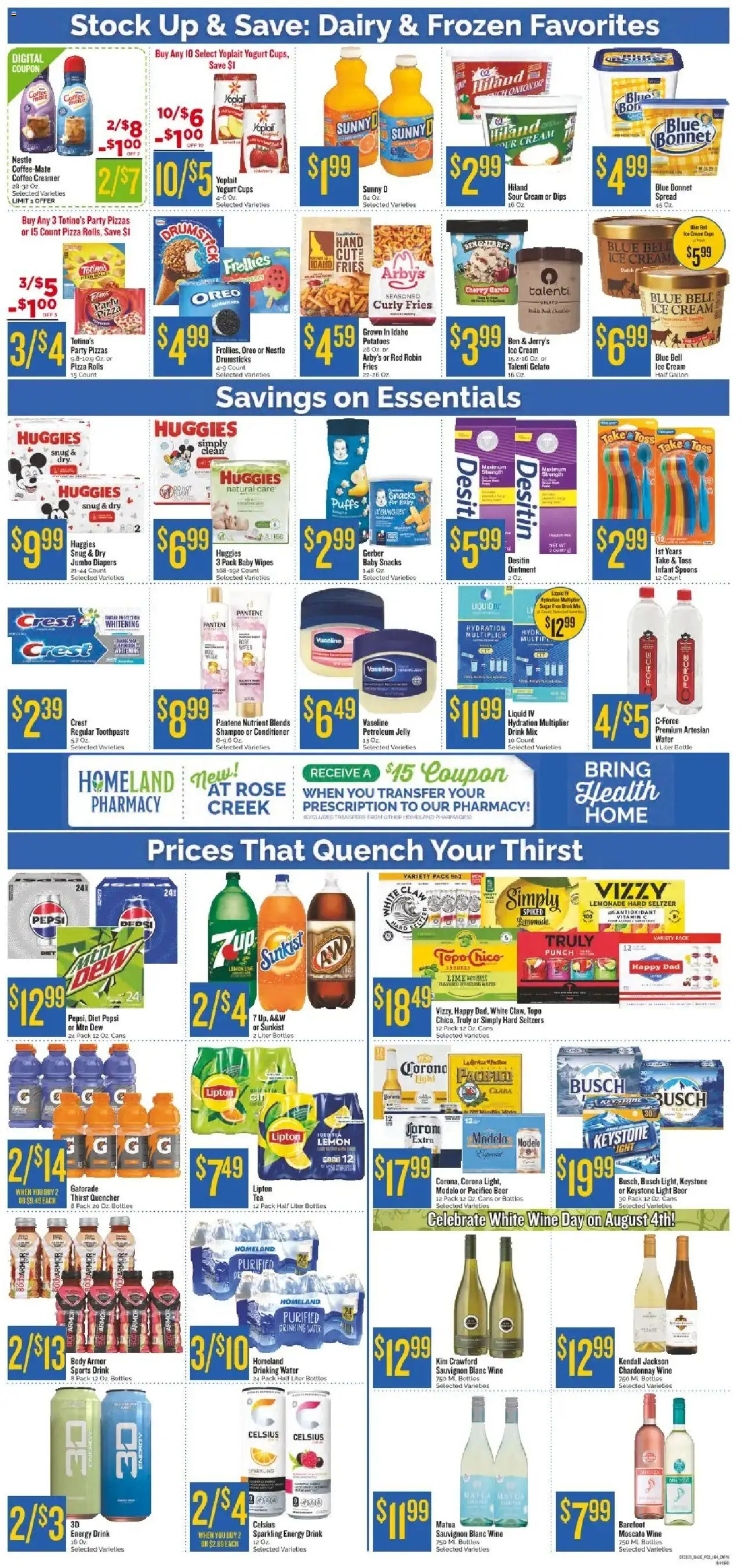 Homeland Weekly Ad - valid from 30.07.2025 | Page: 2 | Products: Conditioner, Coffee, Pizza, Onion