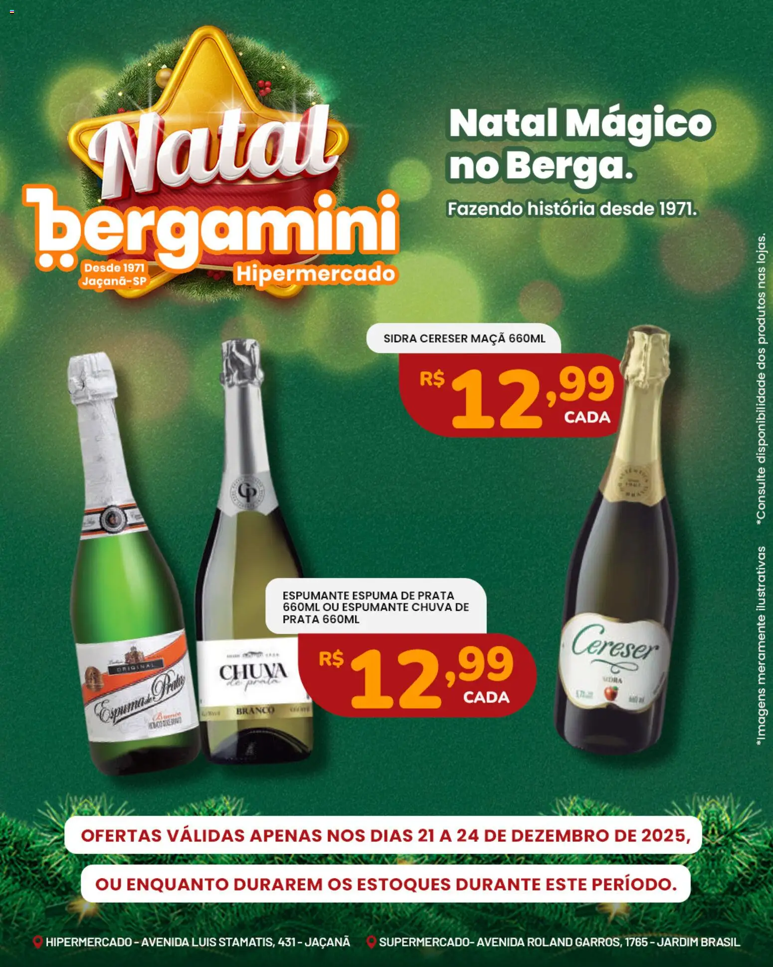 Supermercado Bergamini Folheto - válido de 21.12.2025 | Página: 3 | Produtos: Espumante
