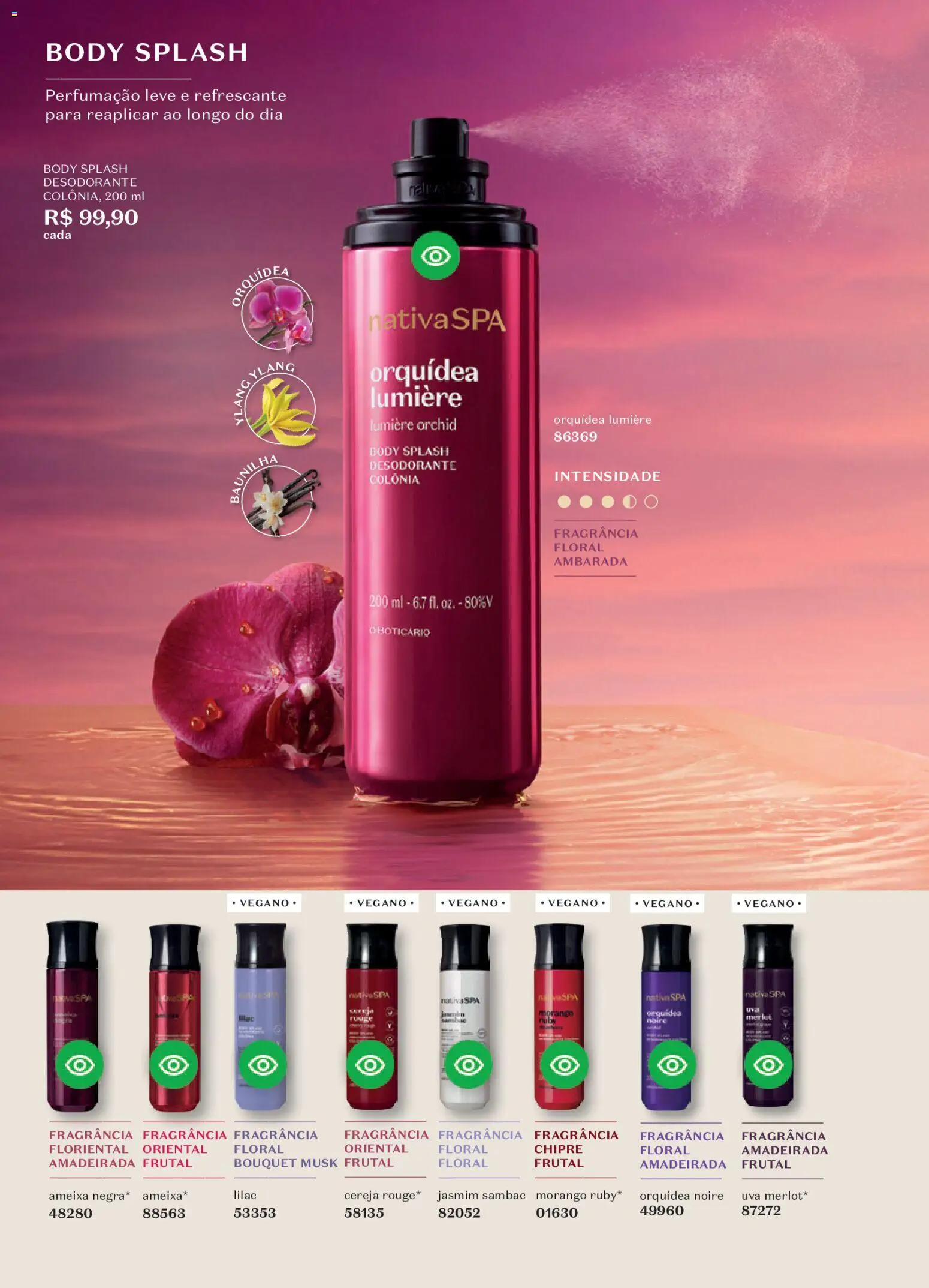 O Boticário Folheto - válido de 02.03.2026 | Página: 96 | Produtos: Cereja, Fragrância, Desodorante, Body