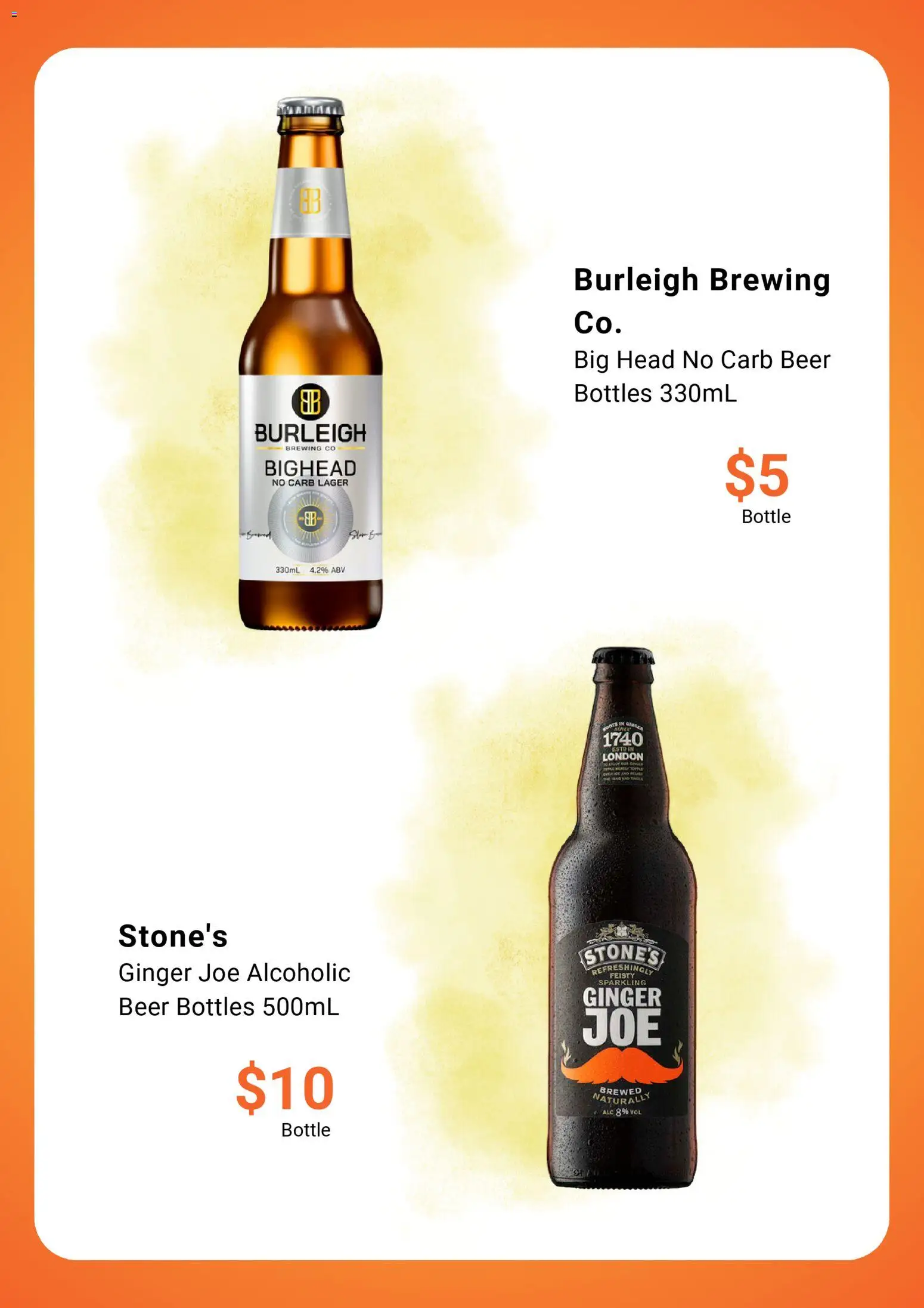 BWS catalogue - valid from 12.11.2025 | Page: 3 | Products: Ginger, Beer