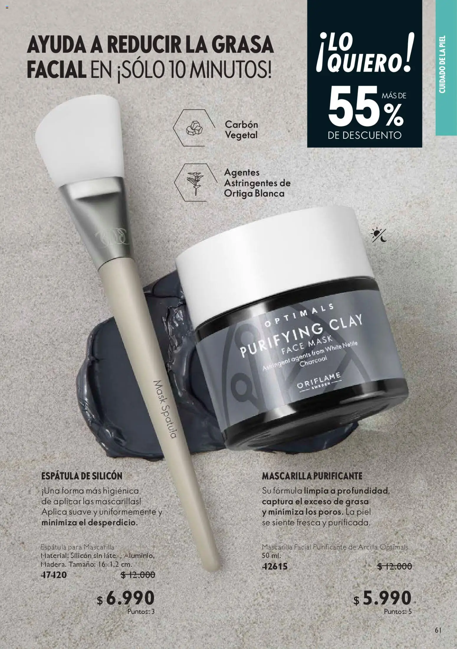 Oriflame catálogo │ válido desde el 07.03.2026 | Página: 61 | Productos: Espatula, Mascarilla
