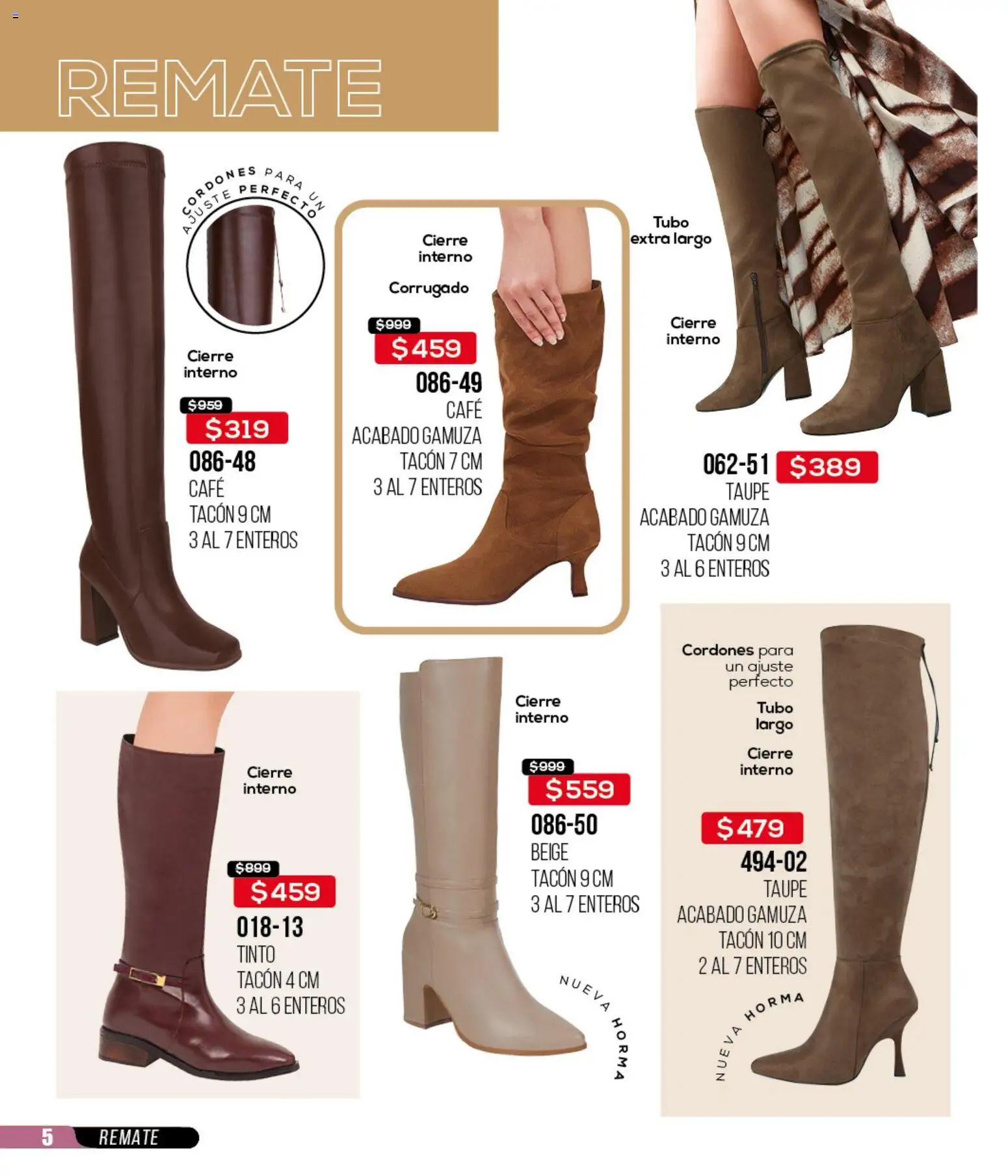 Nuevas ofertas de Cklass válidas en toda la República Mexicana desde el 14.04.2026. ¡Encuentra las mejores ofertas en Cklass catálogo 3X2 Digital Ropa! | Página: 102 | Productos: Café, Gamuza, Cordones