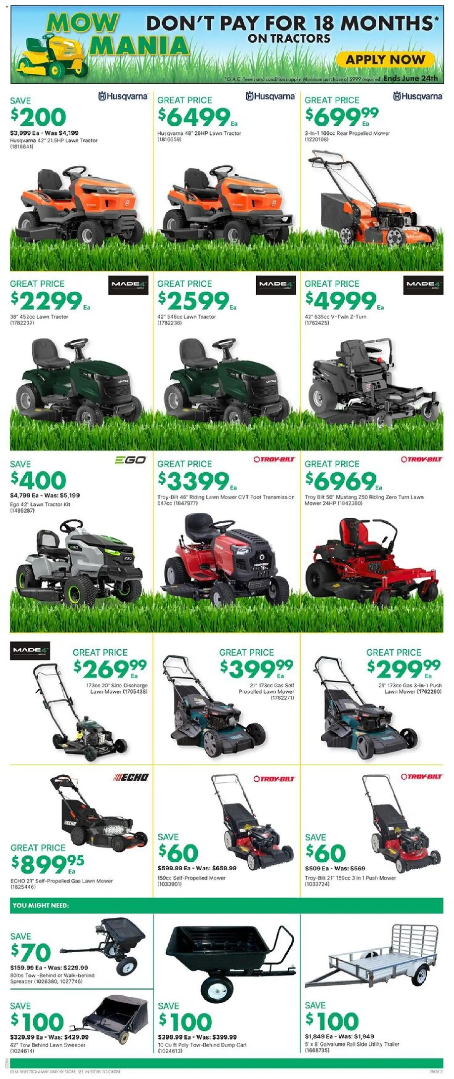 Kent flyer valid from 30.04.2026 | Page: 3 | Products: Mower