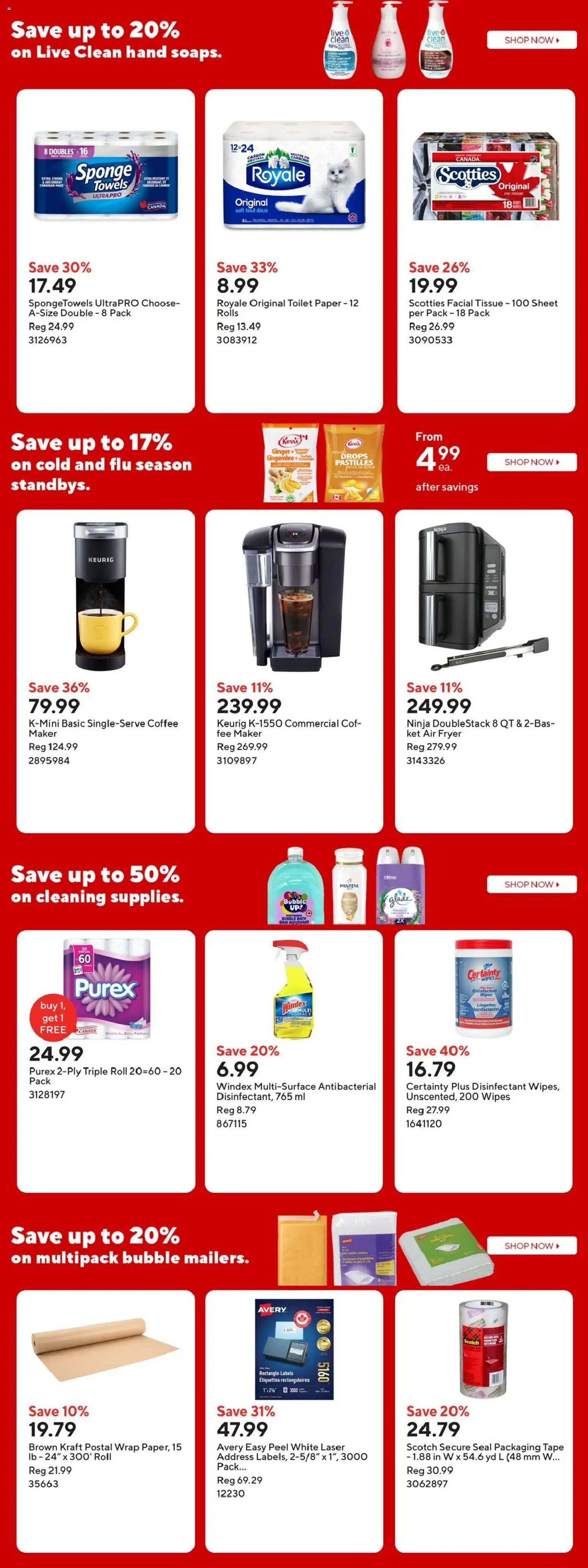 Staples flyer valid from 13.02.2026 | Page: 15 | Products: Coffee maker, Fryer, Bath, Coffee
