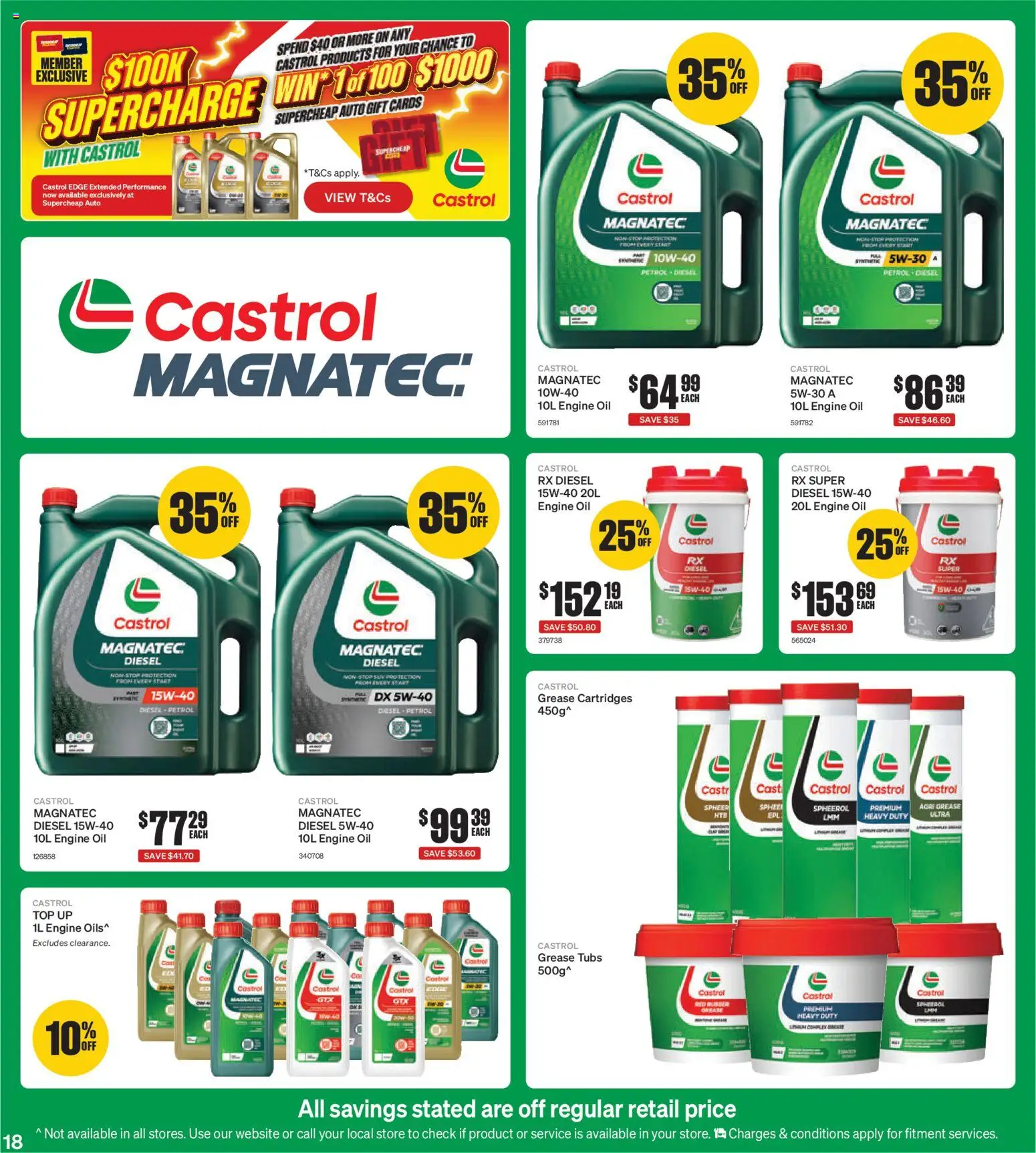 Supercheap Auto catalogue - valid from 15.12.2025 | Page: 18 | Products: Oil