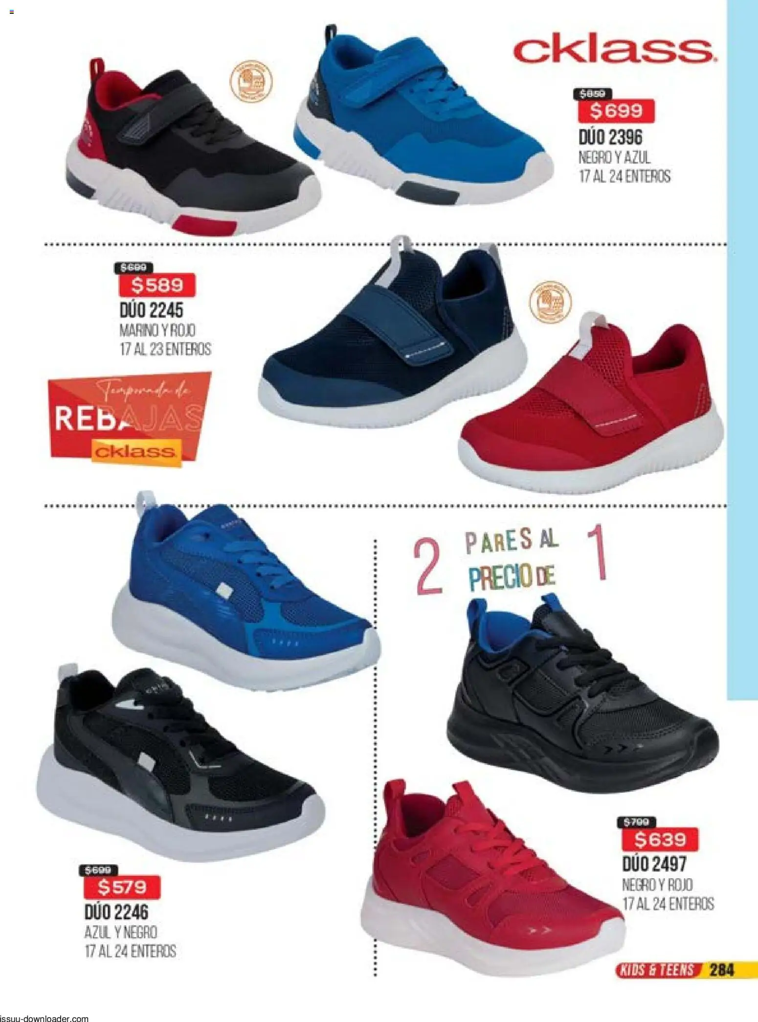 Nuevas ofertas de Cklass válidas en toda la República Mexicana desde el 31.10.2025. ¡Encuentra las mejores ofertas en Cklass catálogo Súper Rebajas Calzado! | Página: 285