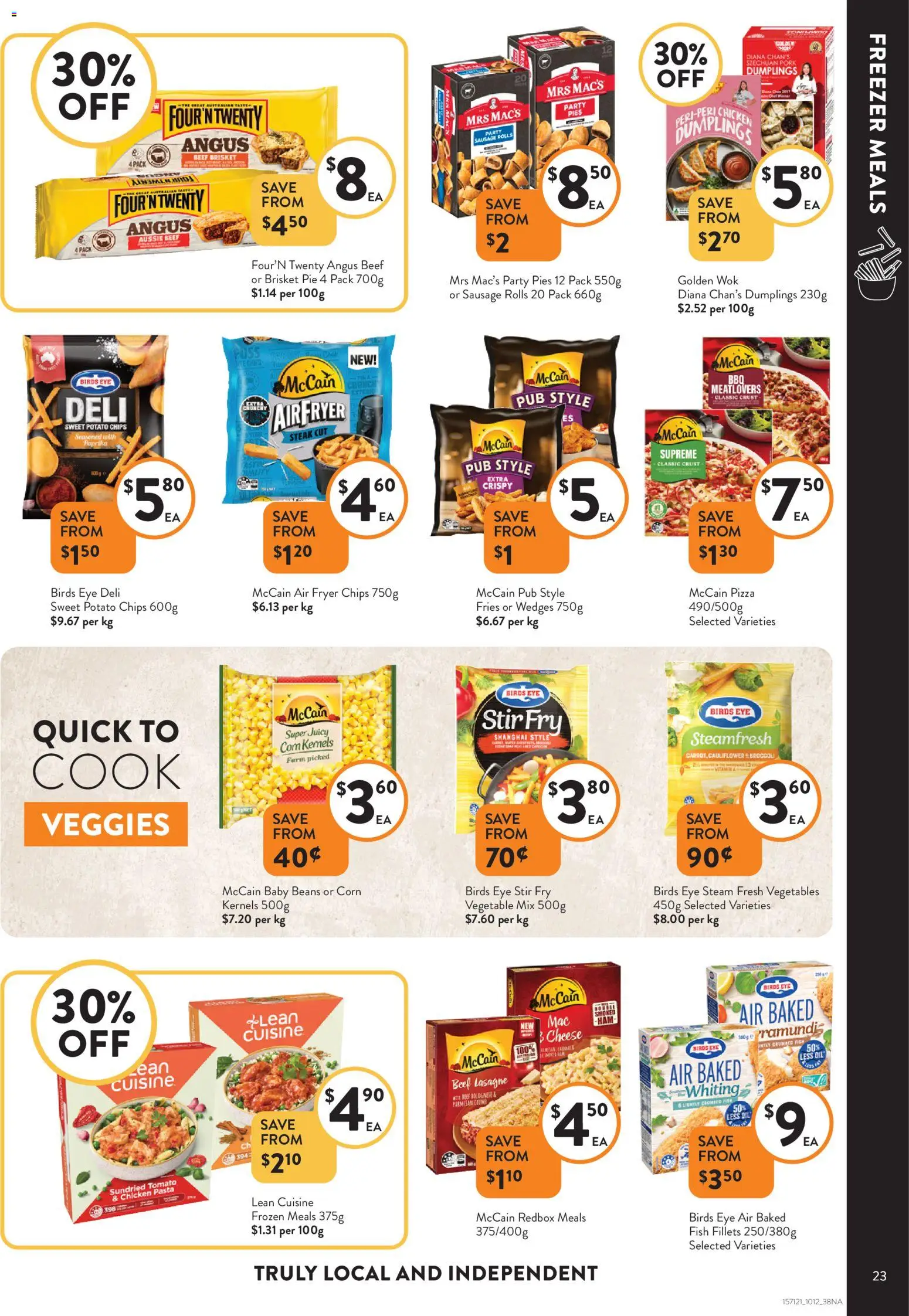 Foodworks catalogue - valid from 10.12.2025 | Page: 23 | Products: Cheese, Pasta, Chips, Freezer
