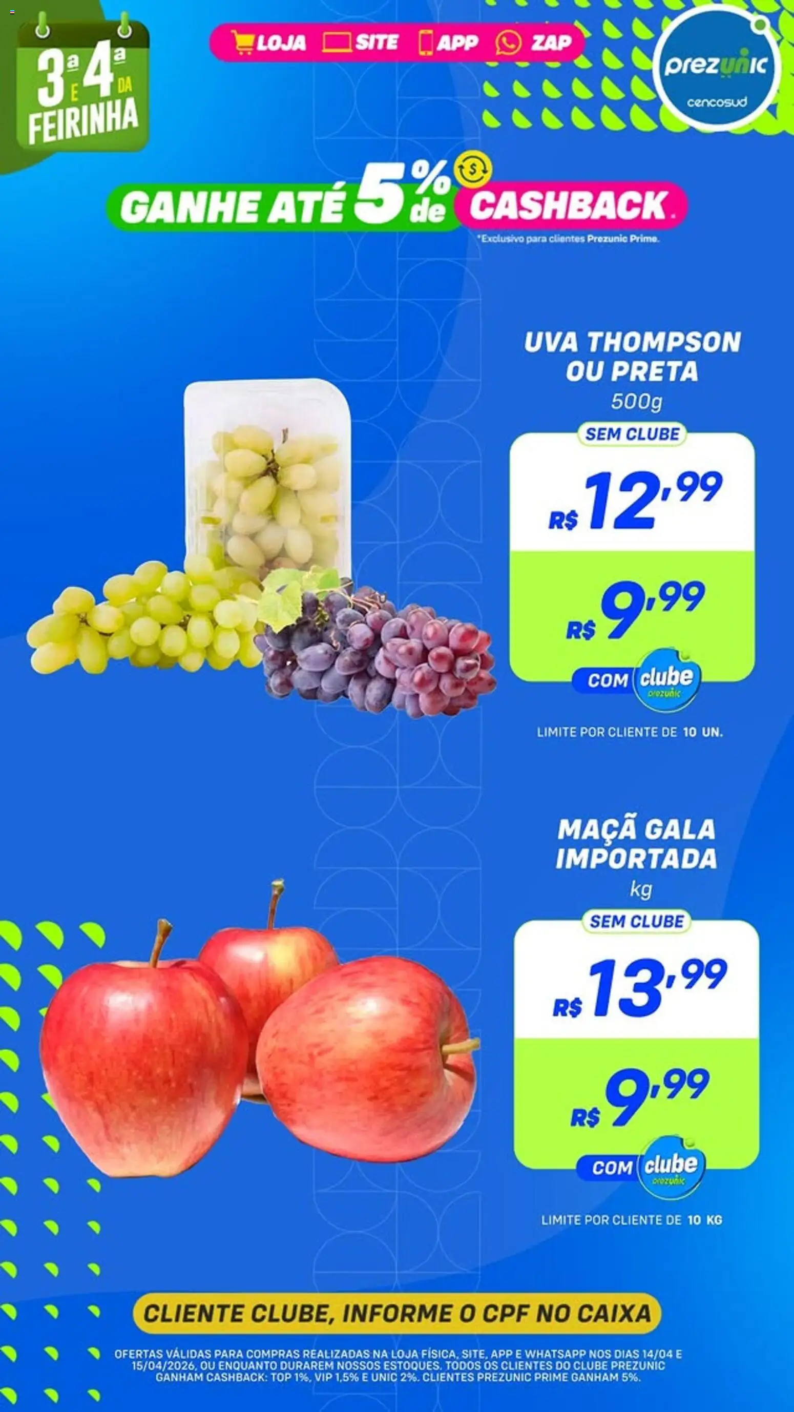 Prezunic Folheto - válido de 14.04.2026 | Página: 3 | Produtos: Caixa