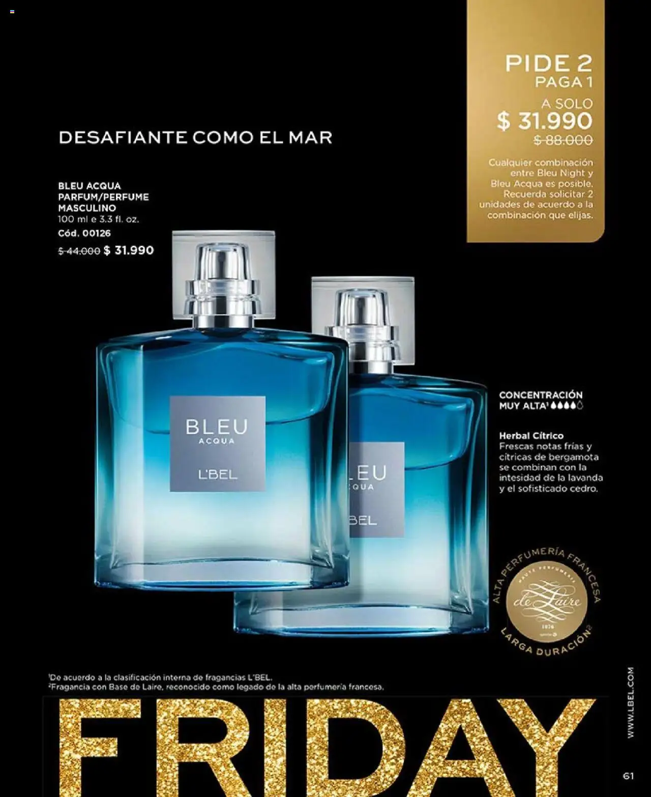 Catálogo L'Bel Campaña 17 │ válido desde el 14.10.2025 | Página: 61 | Productos: Fragancia, Base