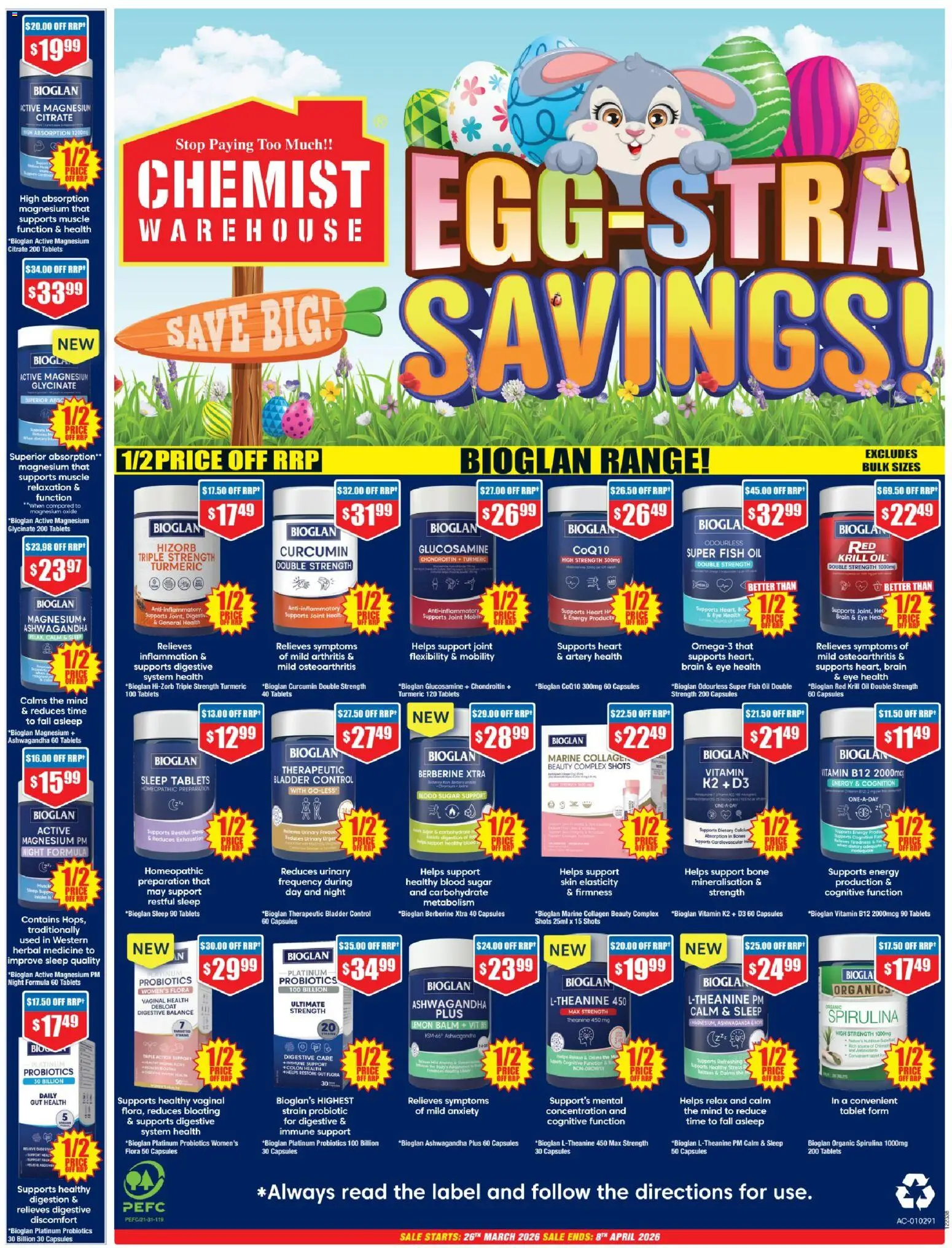 Chemist Warehouse catalogue - valid from 26.03.2026 | Page: 40 | Products: Oil, Tablet, Collagen, Herbal