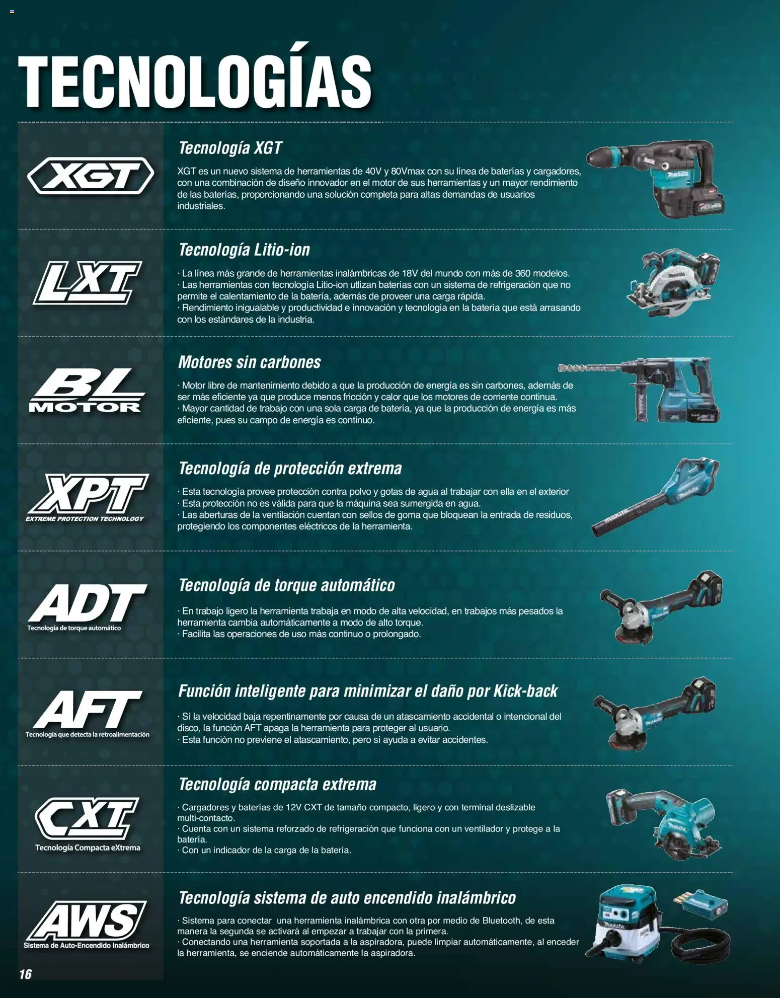 Nuevas ofertas de Makita válidas en toda la República Mexicana desde el 01.01.2024. ¡Encuentra las mejores ofertas en Makita catálogo General! | Página: 16 | Productos: Ventilador, Agua, Batería, Polvo