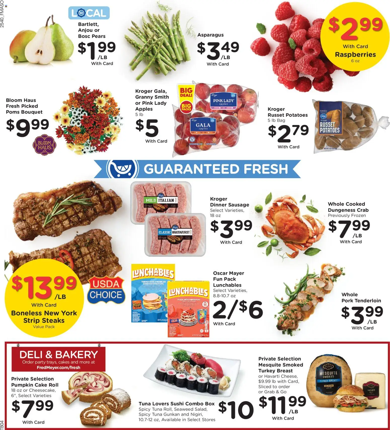 Fred Meyer Black Friday - valid from 05.11.2025 | Page: 13 | Products: Box, Sausage, Pumpkin, Bag