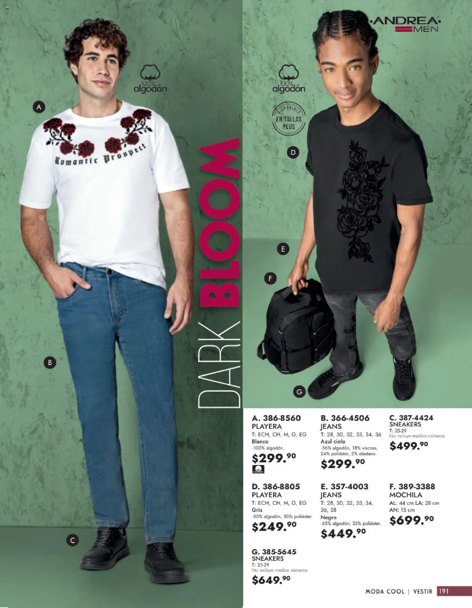 Nuevas ofertas de Andrea válidas en toda la República Mexicana desde el 25.01.2026. ¡Encuentra las mejores ofertas en Andrea catálogo Vestir Caballero ! | Página: 33