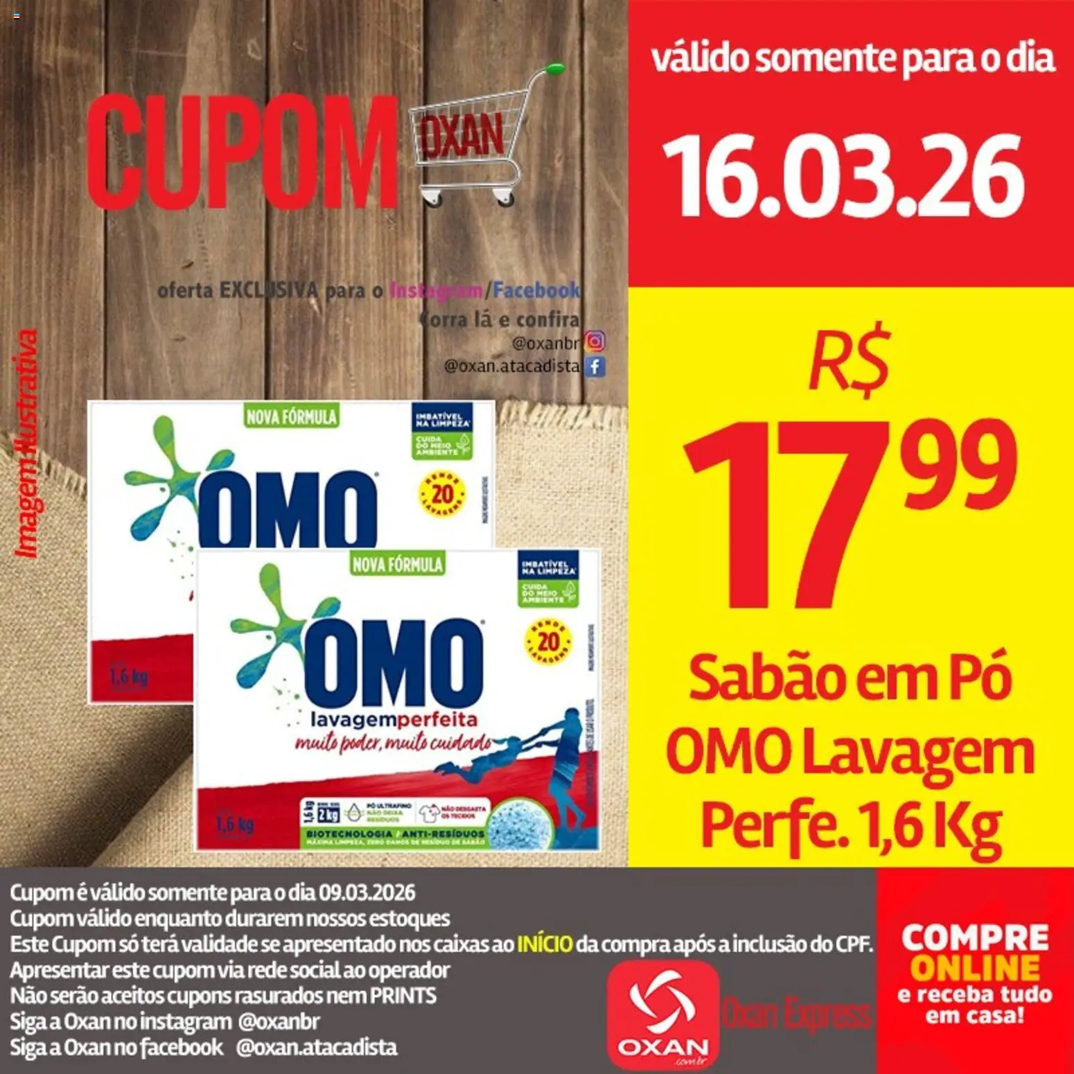 Oxan Atacadista Folheto - válido de 16.03.2026 | Página: 8 | Produtos: Pó, Sabão, Sabão em pó