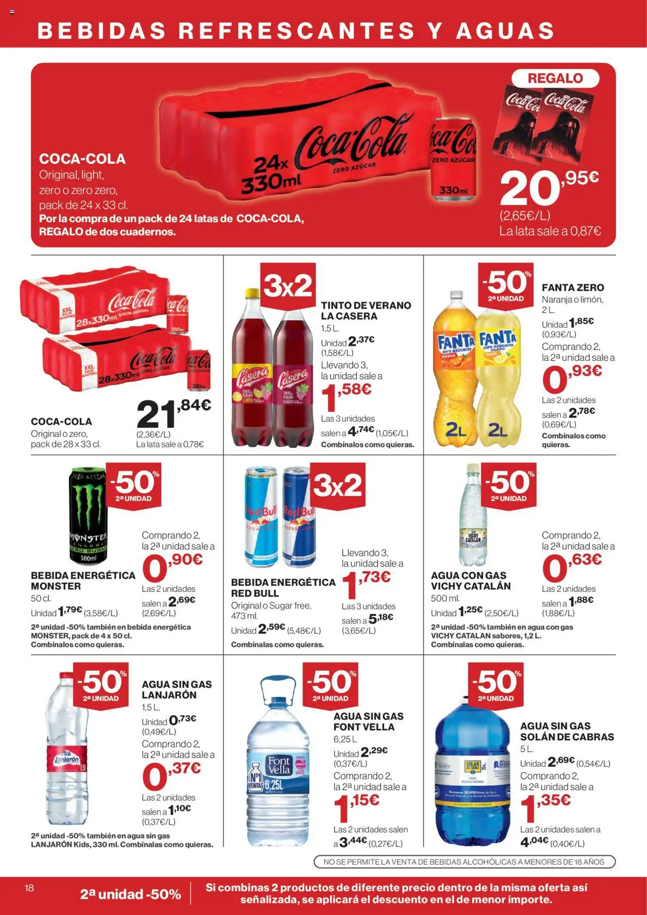 Nuevas ofertas de El Corte Inglés válidas en toda la República Mexicana desde el 11.09.2025. ¡Encuentra las mejores ofertas en El Corte Inglés - Catálogo Nuestros Mejores Precios! | Página: 20 | Productos: Azúcar, Agua