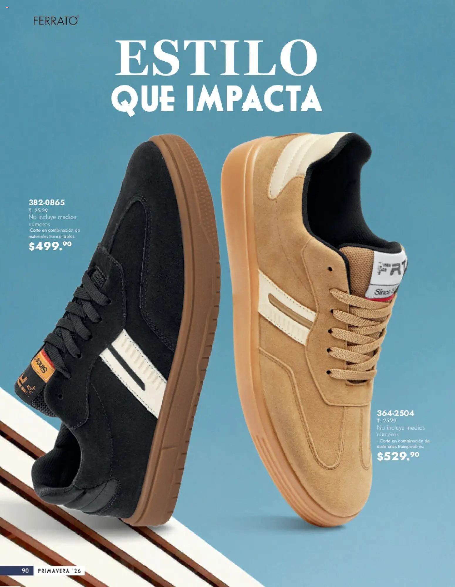 Nuevas ofertas de Andrea válidas en toda la República Mexicana desde el 25.01.2026. ¡Encuentra las mejores ofertas en Andrea catálogo Calzado Caballero! | Página: 90