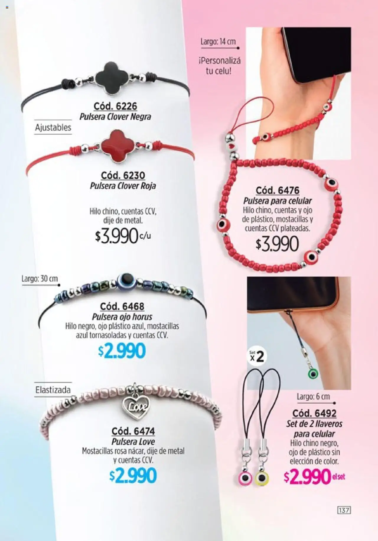 Catálogo Amodil Campaña 16 │ válido desde el 01.10.2025 | Página: 137 | Productos: Pulsera, Dije