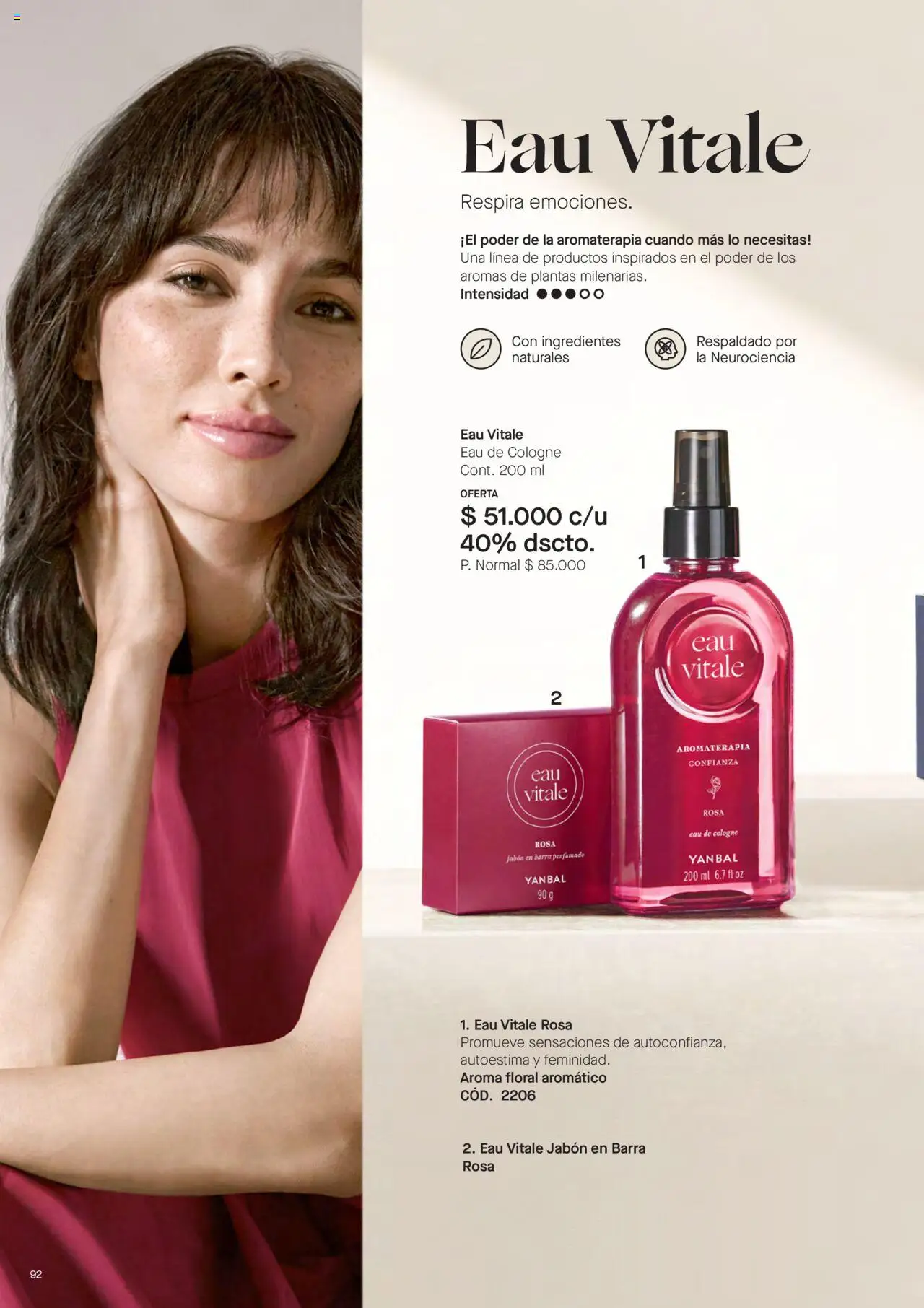 Yanbal revista - valida desde el 21.06.2025 | Página: 92 | Productos: Eau de toilette