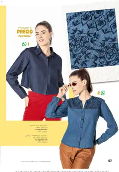 Vista previa de SC Pakar catálogo Ropa, nuevo folleto de la tienda, válido en México a partir del 30.01.2026 | Página: 67 | Productos: Blusa, Algodón