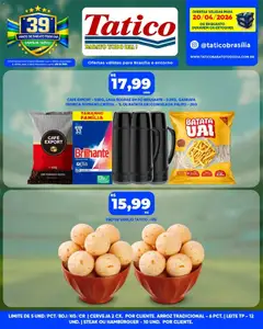Tatico ofertas do Dia - Pré-Visualização do folheto da loja Tatico, válido de 21.04.2026 | Página: 31 | Produtos: Café, Roupas, Hambúrguer, Batata