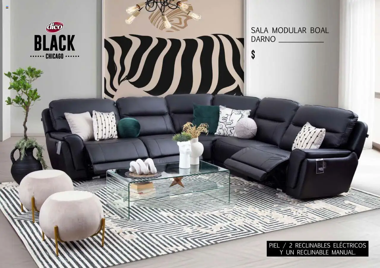 Nuevas ofertas de Muebles Dico válidas en toda la República Mexicana desde el 25.09.2025. ¡Encuentra las mejores ofertas en Muebles Dico - Catálogo Black Chicago! | Página: 12 | Productos: Modular