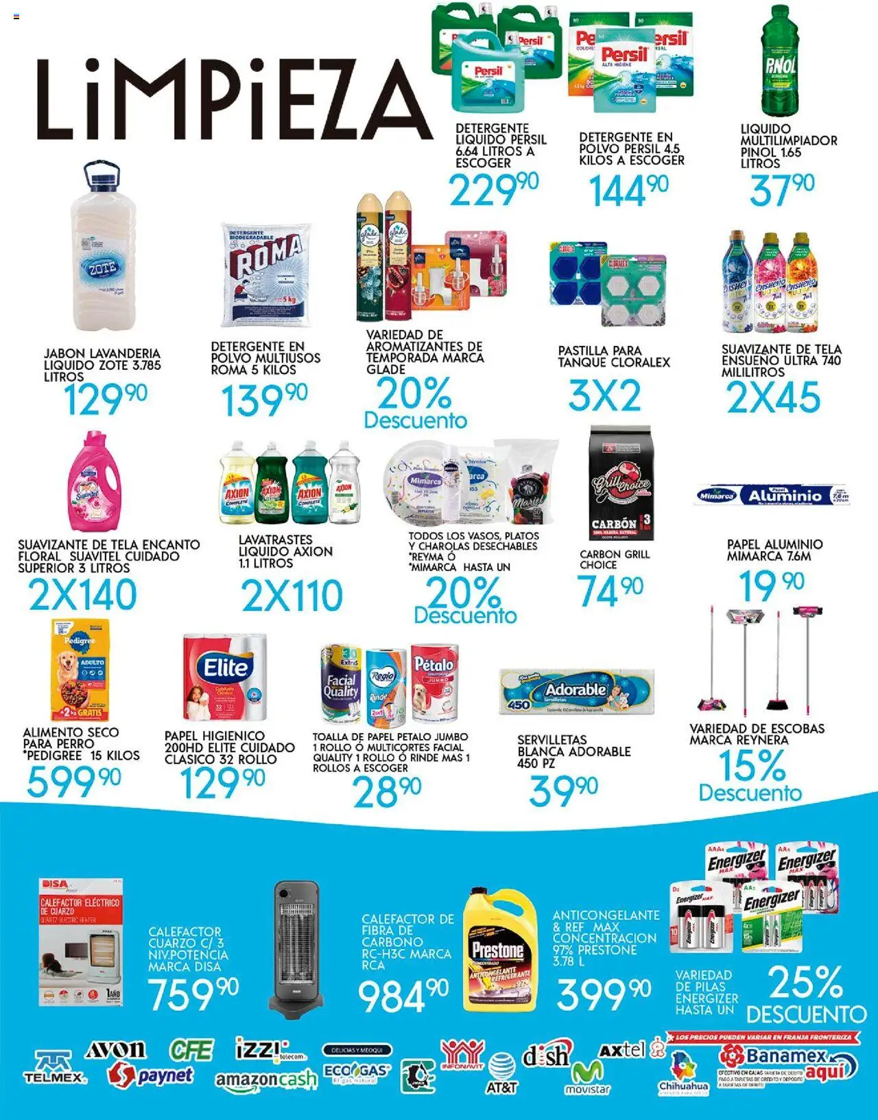 Nuevas ofertas de Alsuper válidas en toda la República Mexicana desde el 17.10.2025. ¡Encuentra las mejores ofertas en Alsuper folleto Chihuahua-Estado! | Página: 5 | Productos: Toalla, Bowl, Polvo, Servilletas