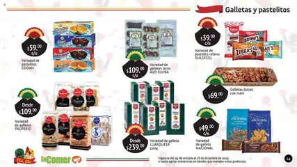 Vista previa de La Comer folleto Olá, Olé, nuevo folleto de la tienda, válido en México a partir del 29.10.2025 | Página: 14 | Productos: Dulces, Galletas, Cacao