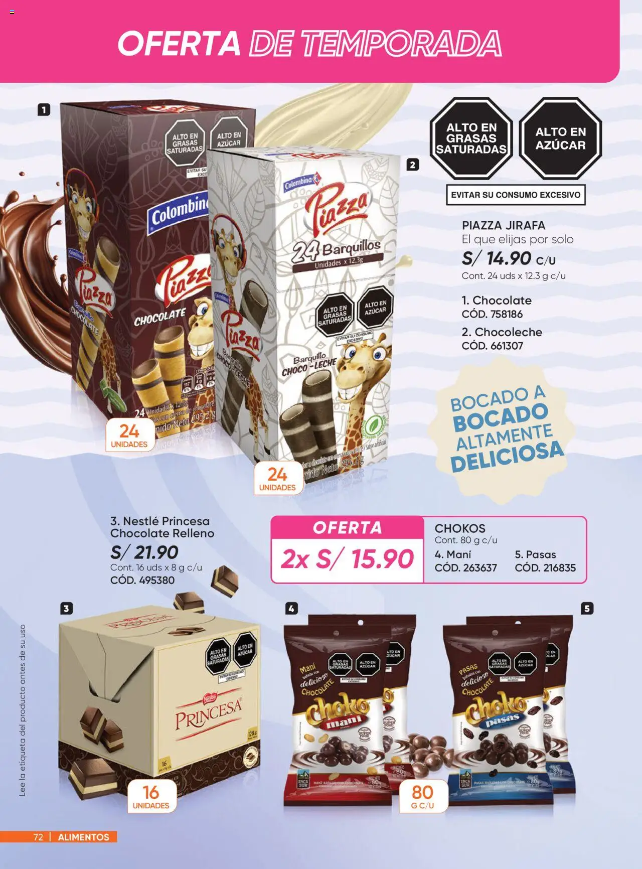 Catálogo Azzorti válido desde 29.09.2025 | Página: 72 | Productos: Leche, Chocolate