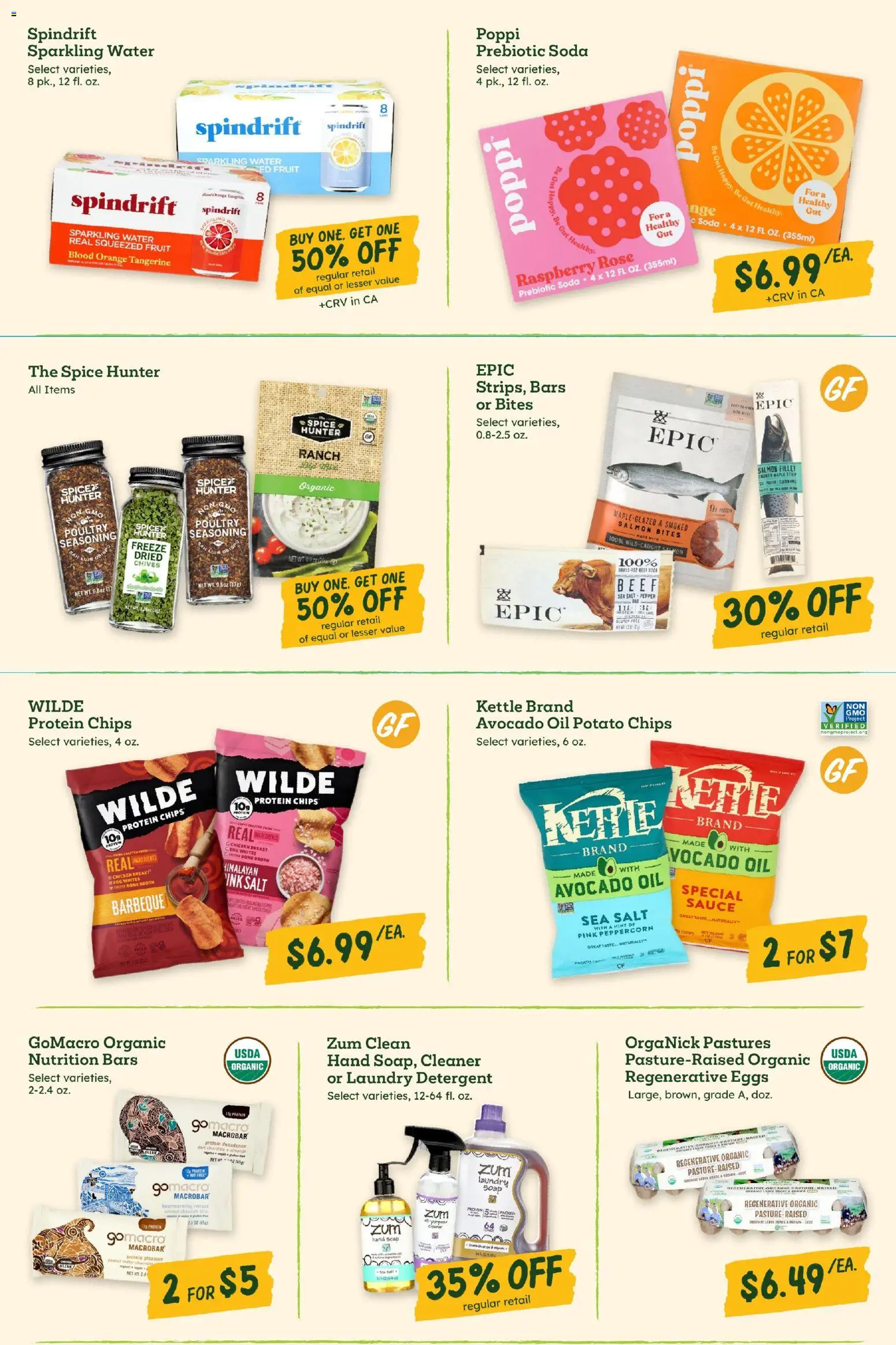 Sprouts Weekly Ad - valid from 25.03.2026 | Page: 8 | Products: Soap, Water, Poultry, Kettle