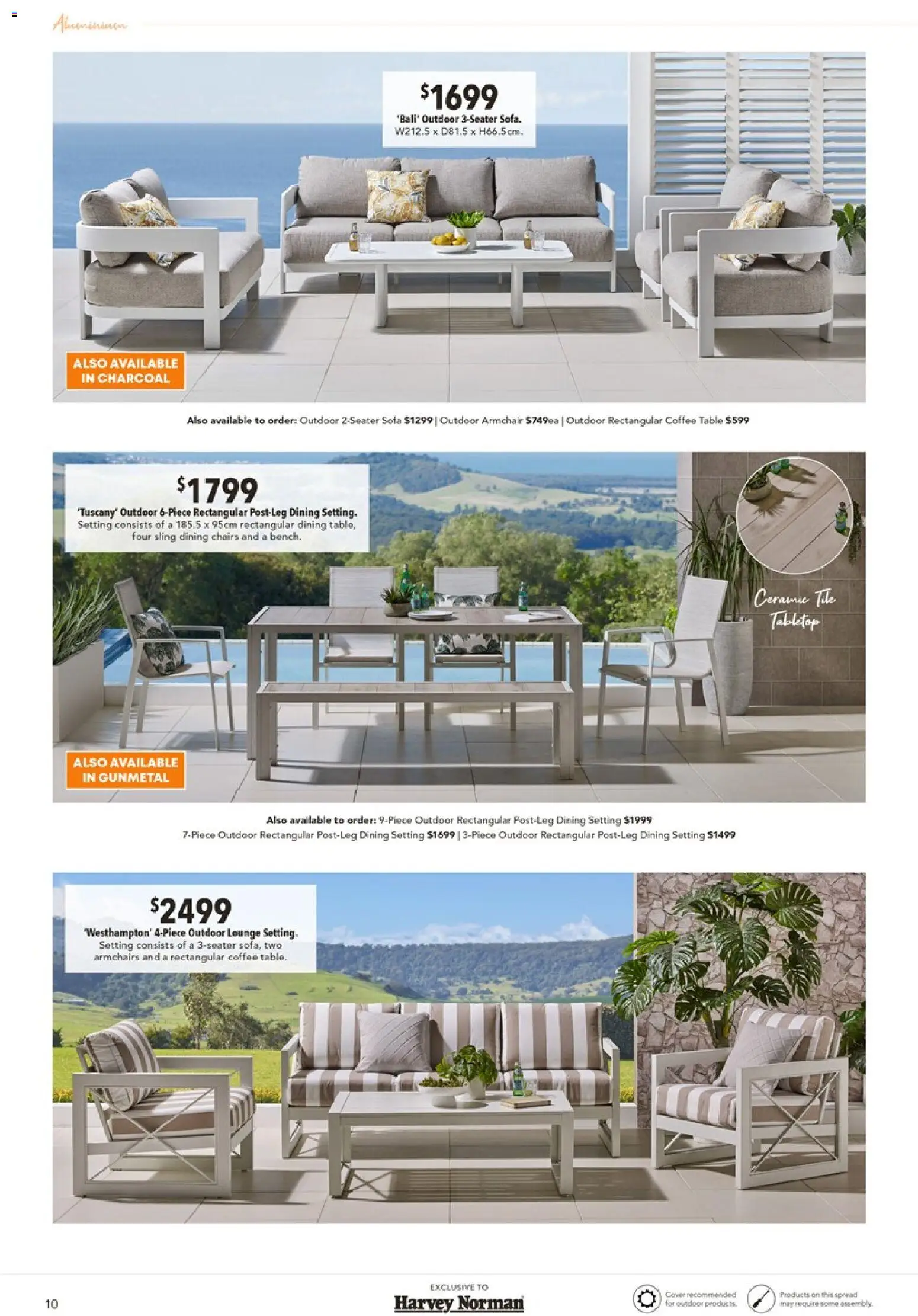 Harvey Norman catalogue - valid from 31.10.2025 | Page: 10 | Products: Sofa, Armchair, Coffee, Bench