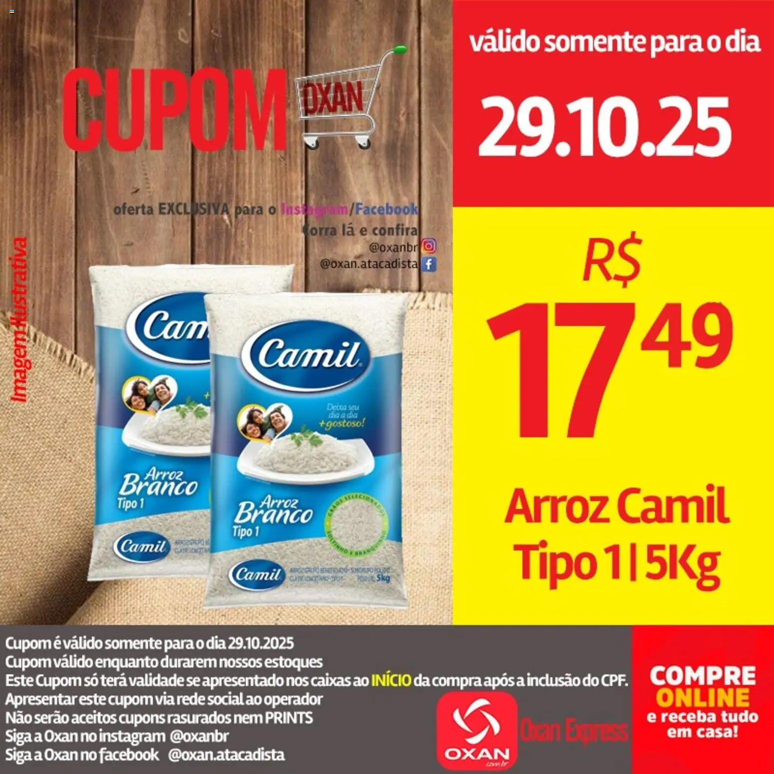 Oxan Atacadista Folheto - válido de 29.10.2025 | Página: 13 | Produtos: Arroz