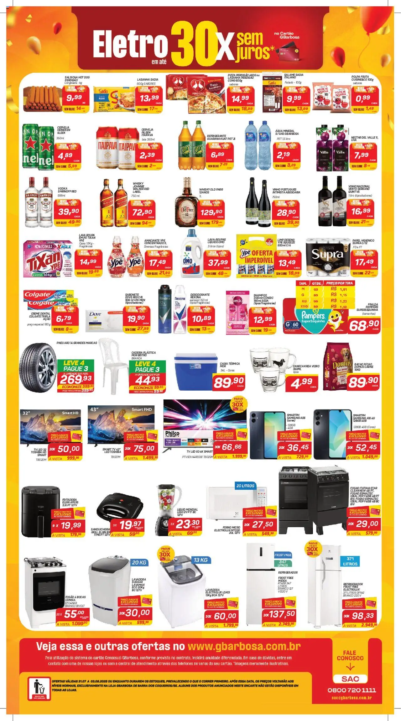 Gbarbosa Folheto - válido de 31.07.2025 | Página: 2 | Produtos: Guaraná, Whisky, Refrigerante, Amaciante