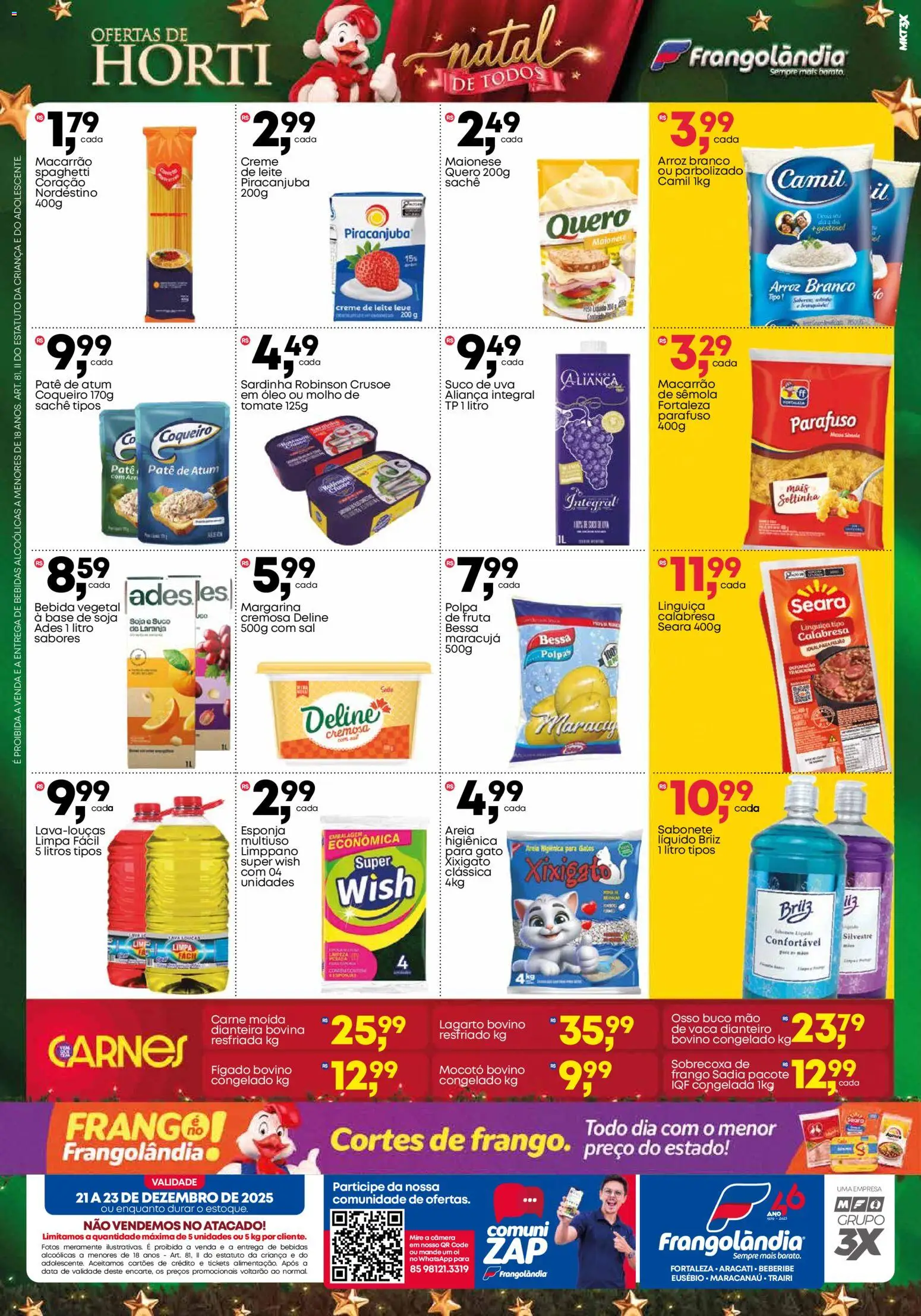 Frangolândia Folheto - válido de 21.12.2025 | Página: 2 | Produtos: Sal, Maionese, Atum, Soja