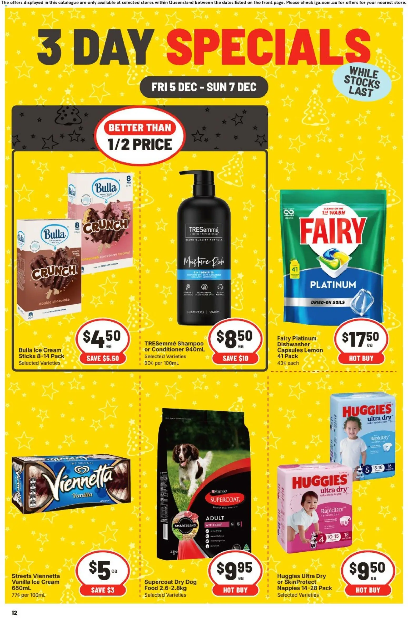 IGA catalogue - valid from 05.12.2025 | Page: 4 | Products: Conditioner, Beef, Lemon, Dishwasher