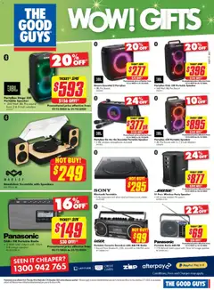 Preview of The Good Guys  Catalogue  - valid from 03.12.2025 | Page: 32 | Products: Belt, Radio, Speaker, Portable