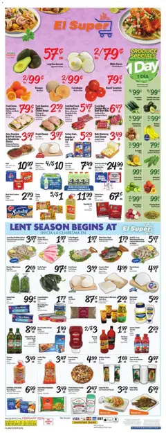 Preview of El Super weekly ads valid from 18.02.2026