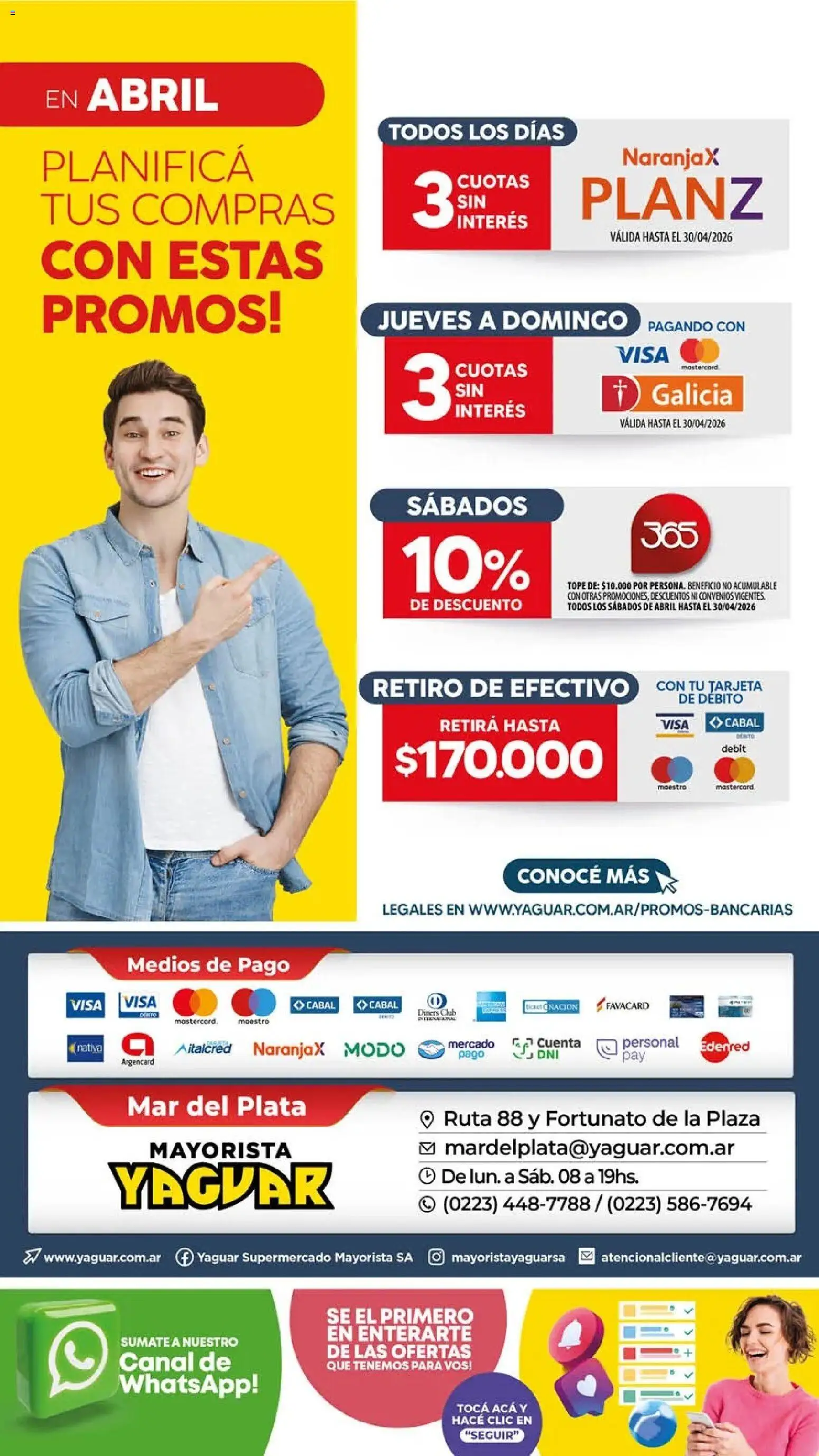 Yaguar - Oferta Semanal Mar del Plata │ válido desde el 30.03.2026 | Página: 18