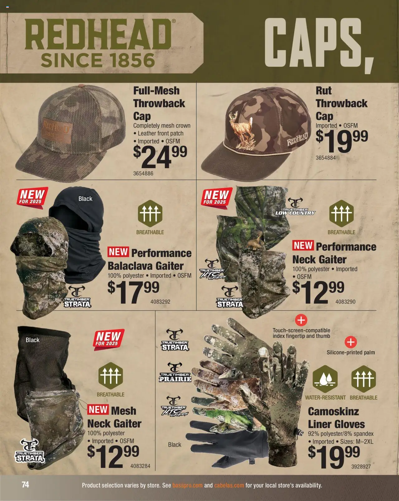 Cabela's Hunting Master 25 - valid from 11.08.2025 | Page: 74 | Products: Gloves
