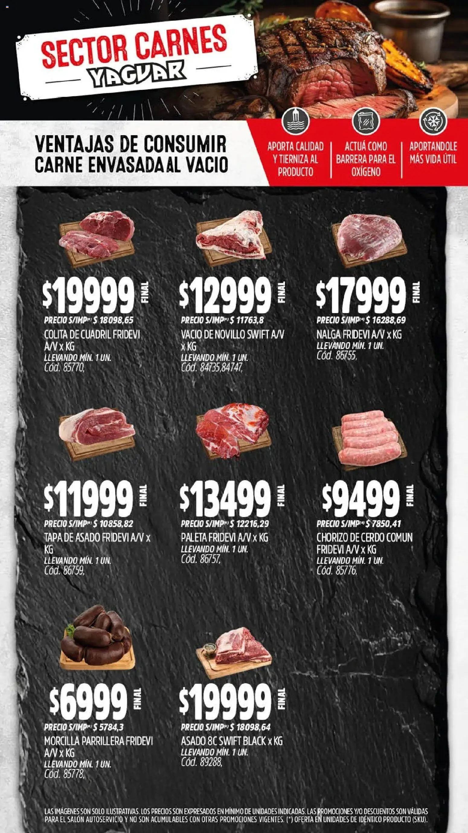 Yaguar - Oferta Semanal General Roca │ válido desde el 02.03.2026 | Página: 4 | Productos: Paleta, Chorizo, Morcilla, Cerdo