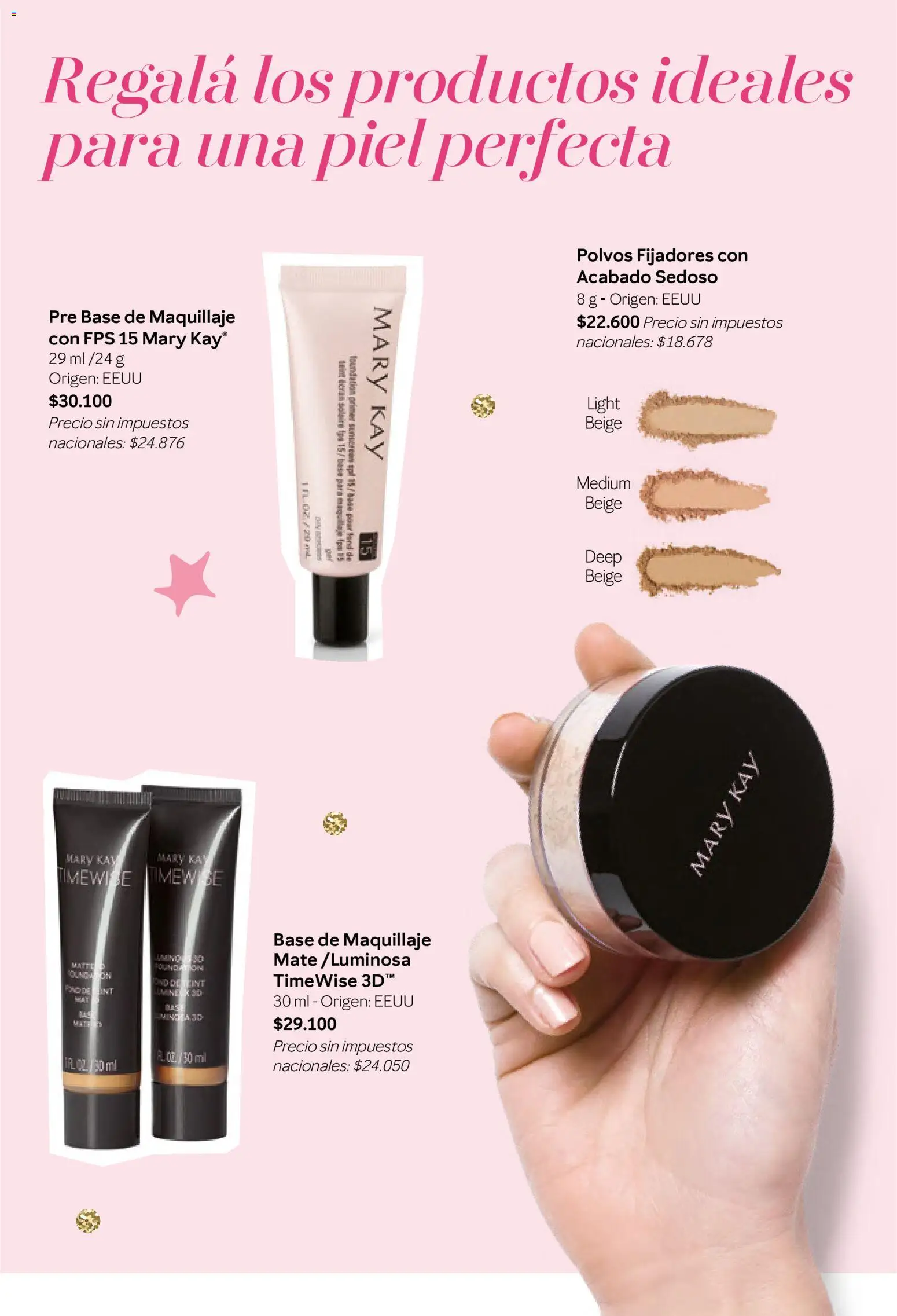 Mary Kay catálogo │ válido desde el 01.11.2025 | Página: 28 | Productos: Mate, Base de maquillaje, Maquillaje, Pre base