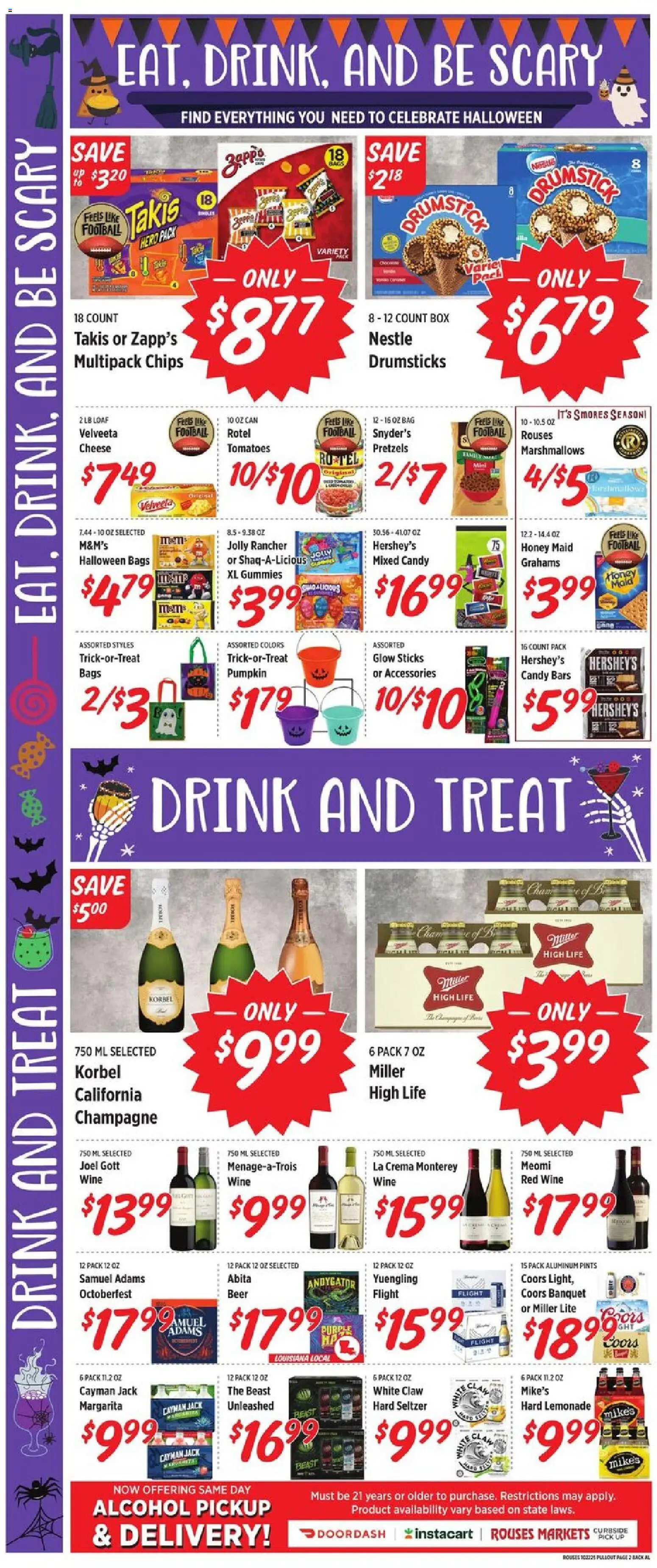 Rouses Weekly Ad - AL - valid from 22.10.2025 | Page: 6 | Products: Box, Cheese, Pumpkin, Bag