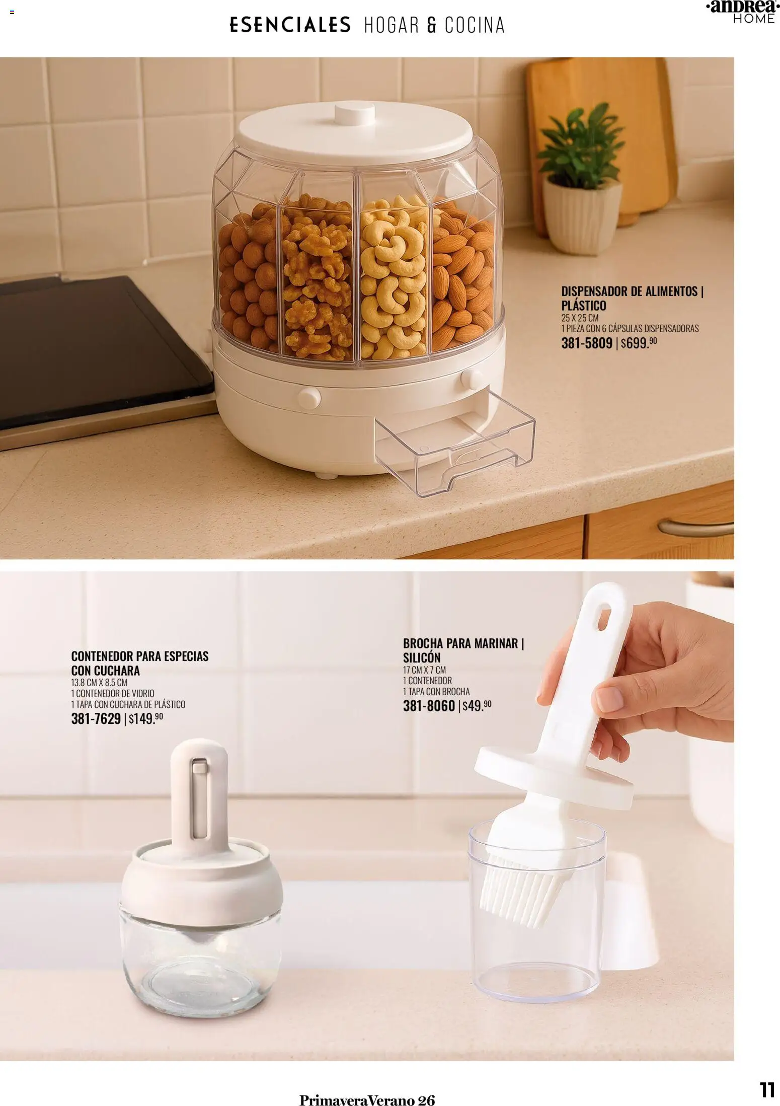 Nuevas ofertas de Andrea válidas en toda la República Mexicana desde el 25.01.2026. ¡Encuentra las mejores ofertas en Andrea catálogo Tu hogar esta primavera! | Página: 11