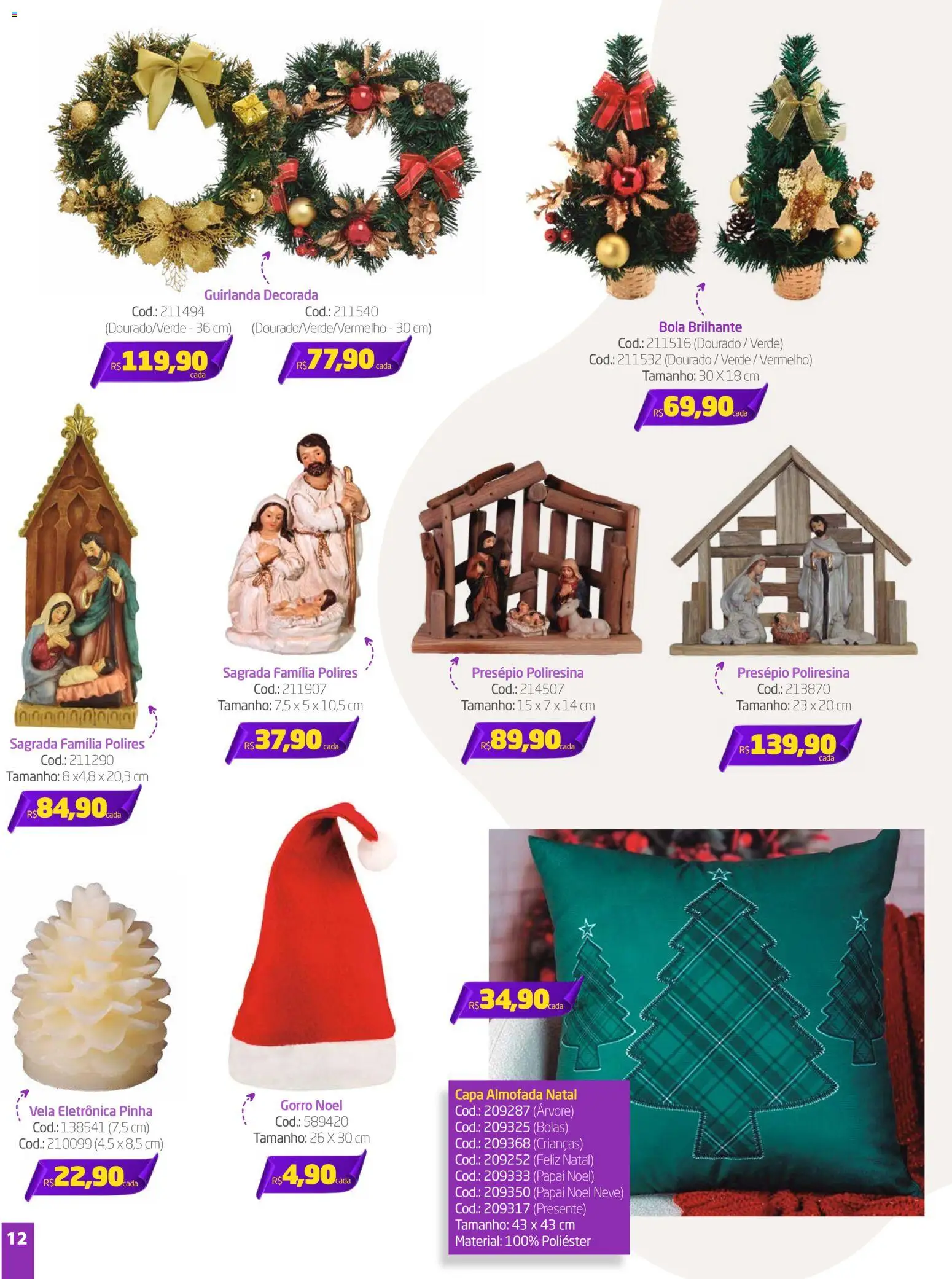 Preçolandia Folheto - válido de 07.11.2025 | Página: 12 | Produtos: Almofada, Gorro, Guirlanda