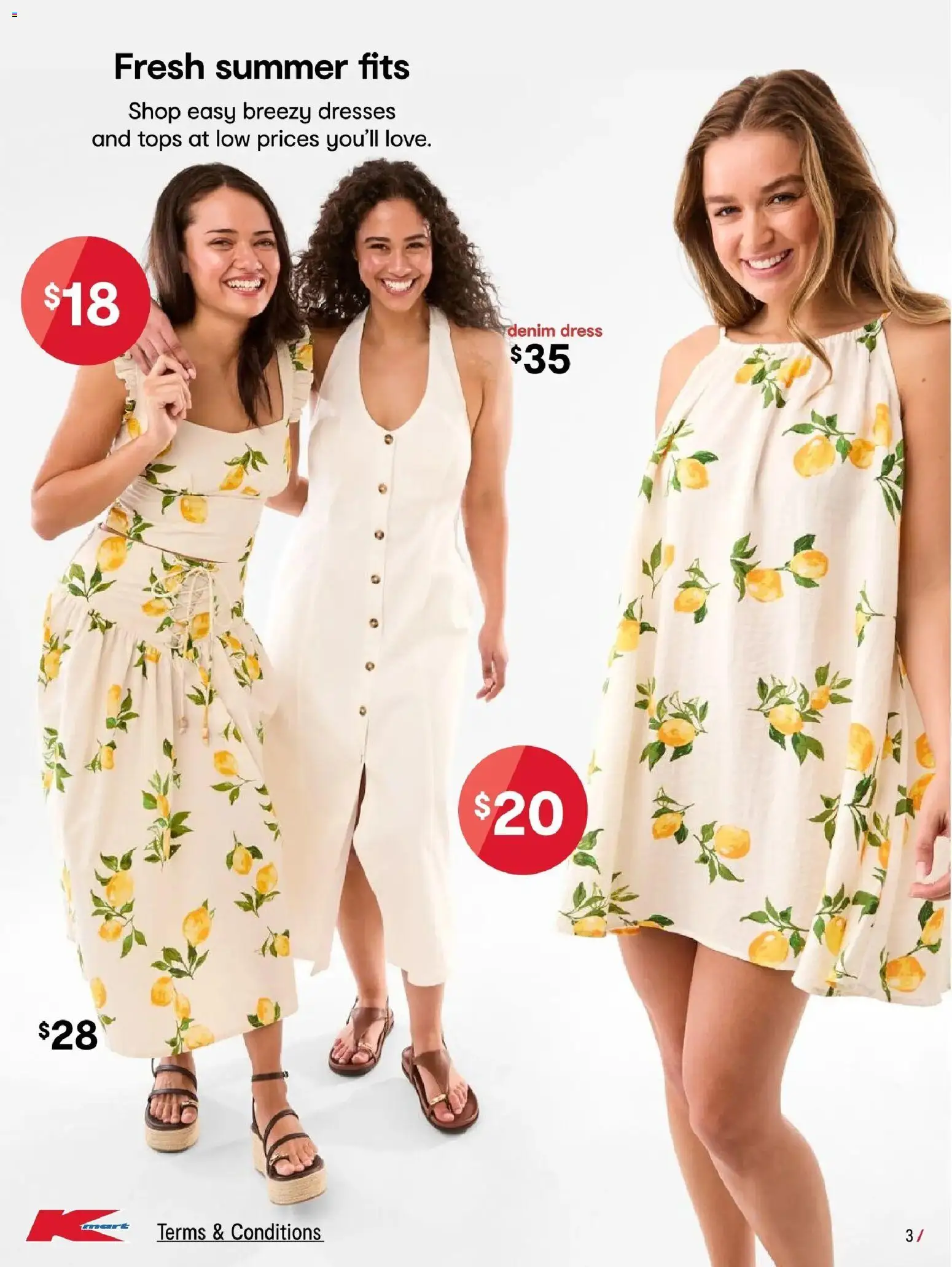 Kmart catalogue - valid from 04.12.2025 | Page: 3 | Products: Denim, Dress